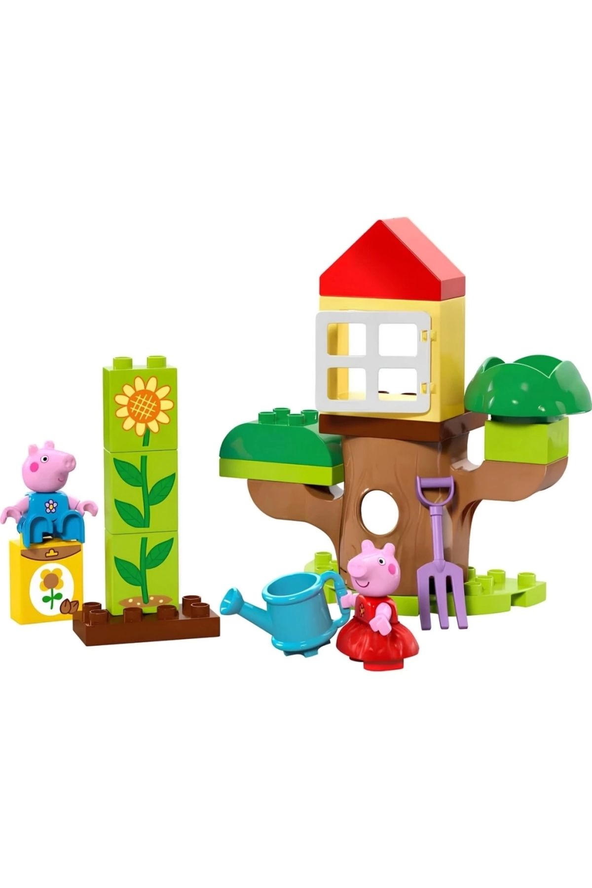 Basic Fun Çocuk DUPLO Peppa Pig Bahçe ve Ağaç Ev 10431