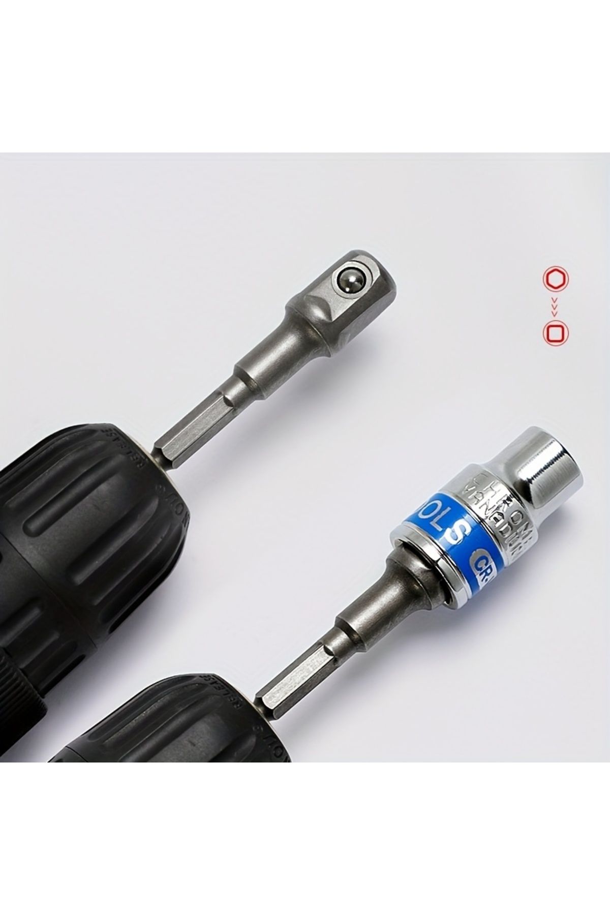 NIUXIANG-Internal Hexagonal Handle Universal Drill Bit Screwdriver Impact Socket Adapter Drill Bit Kit 1/4... 5