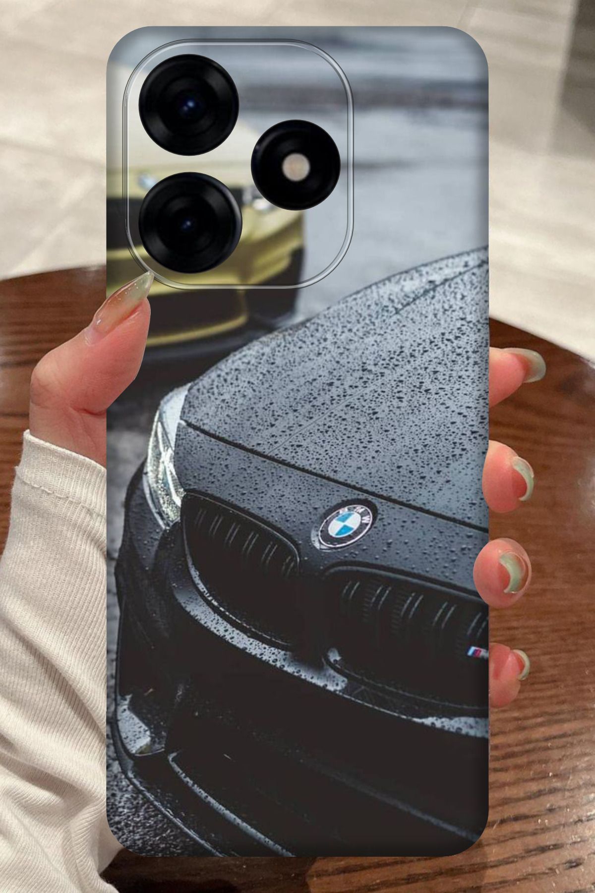 realme C63 Uyumlu BMW Araba Desenli Kamera Korumalı HD Baskılı Silikon Kılıf