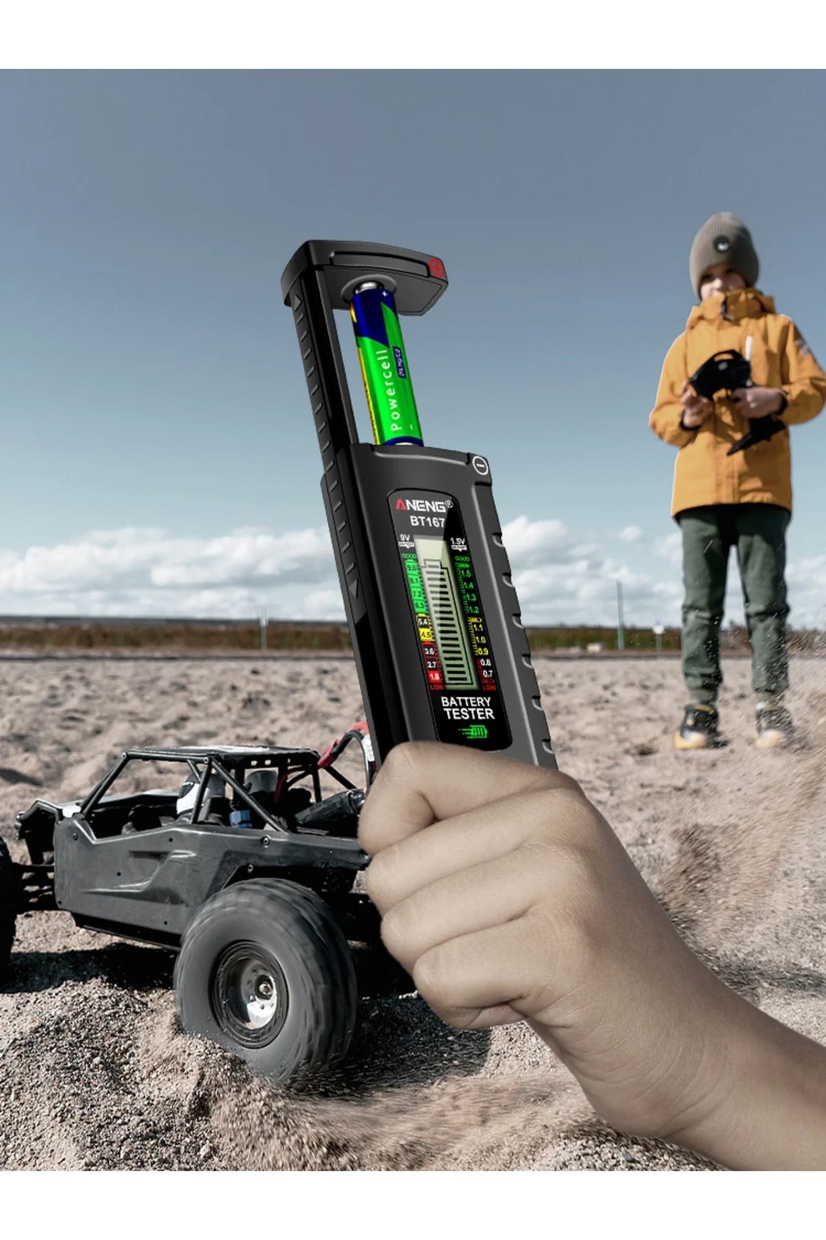 ANENG-Bt167 Battery Level Detector Multifunctional Quickly Measure Battery Level Abs Plastic Prec... 7