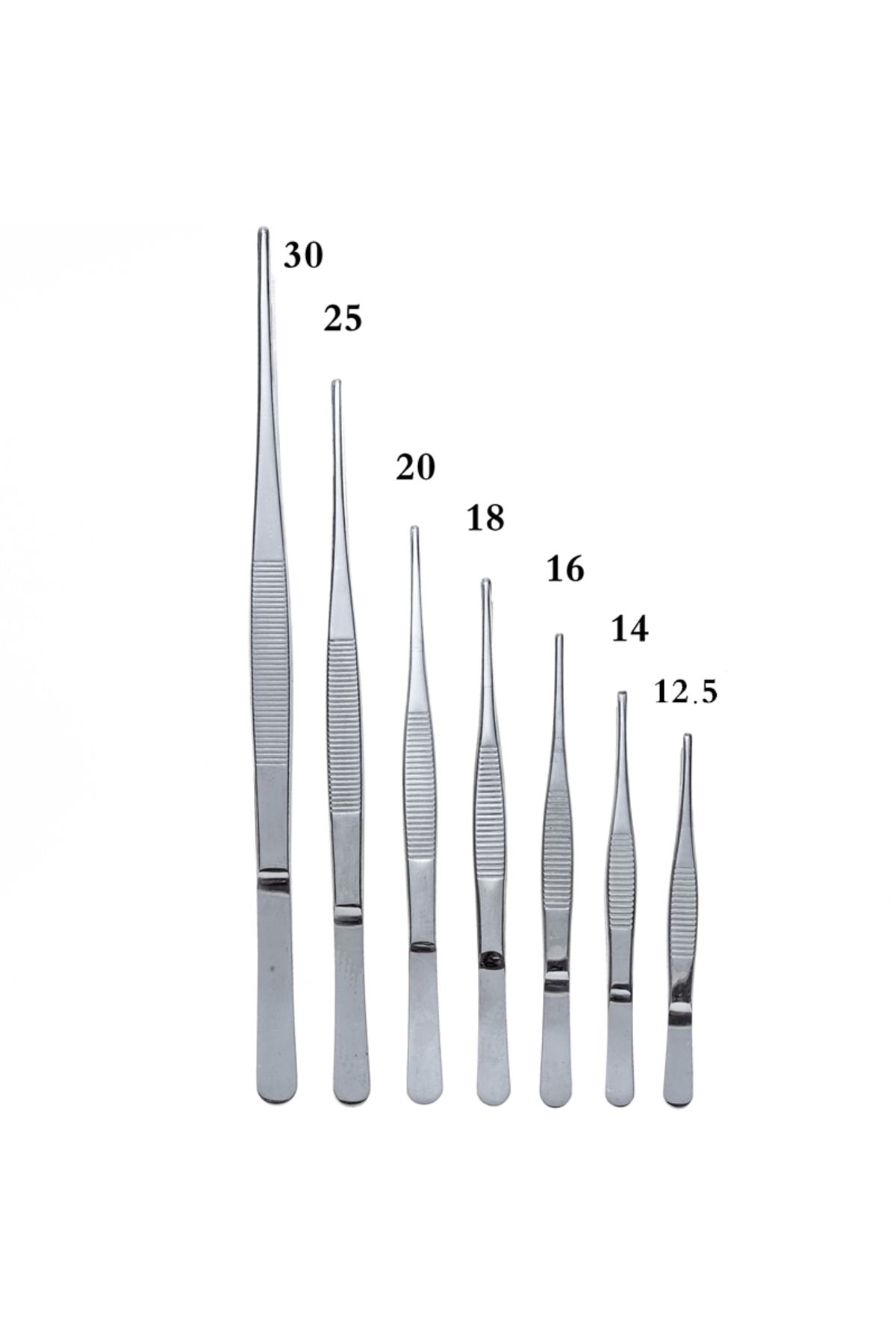 Choice-18cm A High Quality Sandblasting Tweezers 304 Stainless Steel Anti-iodine Long Forceps 12.5-30cm Str 1