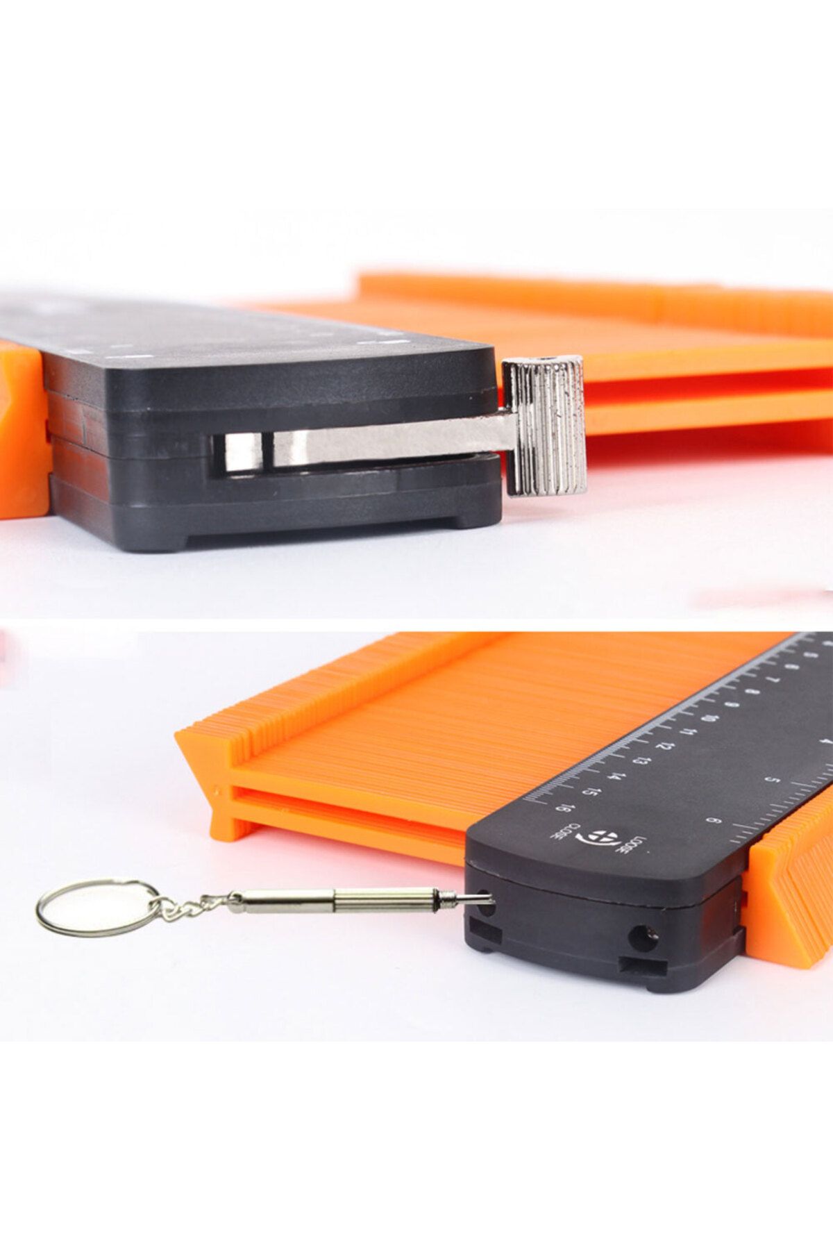 Binoax-10 Inch Wider Contour Gauge Duplicator With Lock 6/10 Inch Profile Shape Copy Tool Template For Curv 5