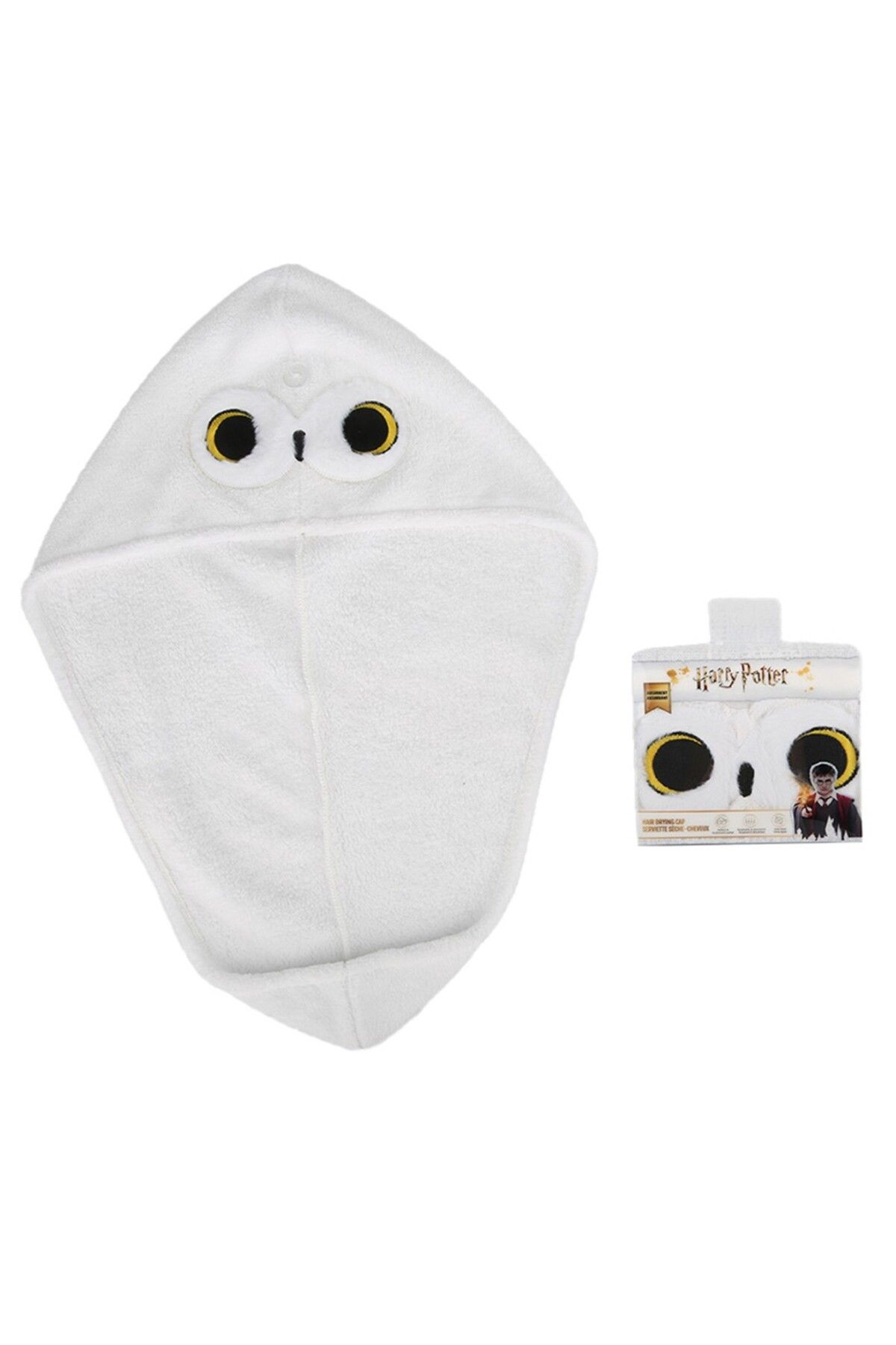 Miniso Harry Potter Lisanslı Hedwig Figürlü Saç Havlusu