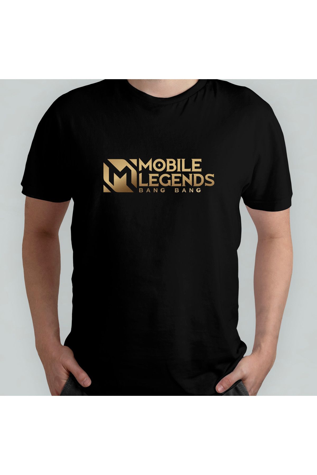 Pixxa Mobile Legends Bang Bang %100 Pamuklu Bisiklet Yaka T-Shirt Model 1