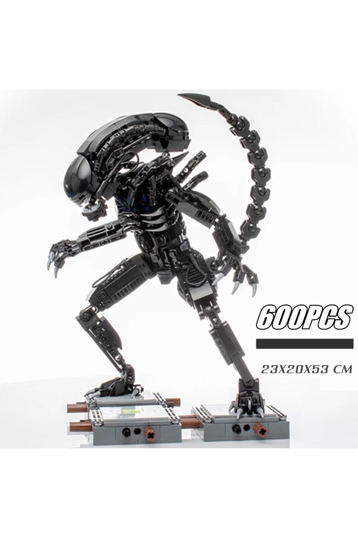 Choice-No Retail Box 600pcs Prometheus Aliens Vs Predator Space Aliens Figure Mech Model Building Blocks Br 1