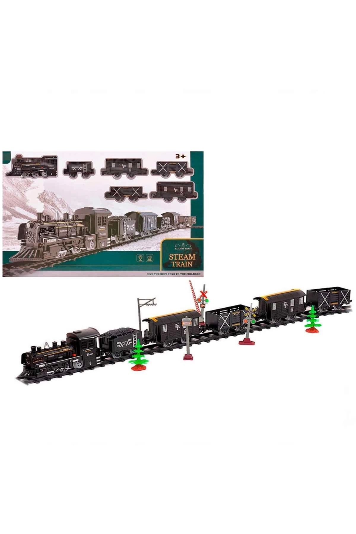 Basic Fun Çocuk Classic Steam Pilli Tren Seti 40 Parça 1603C