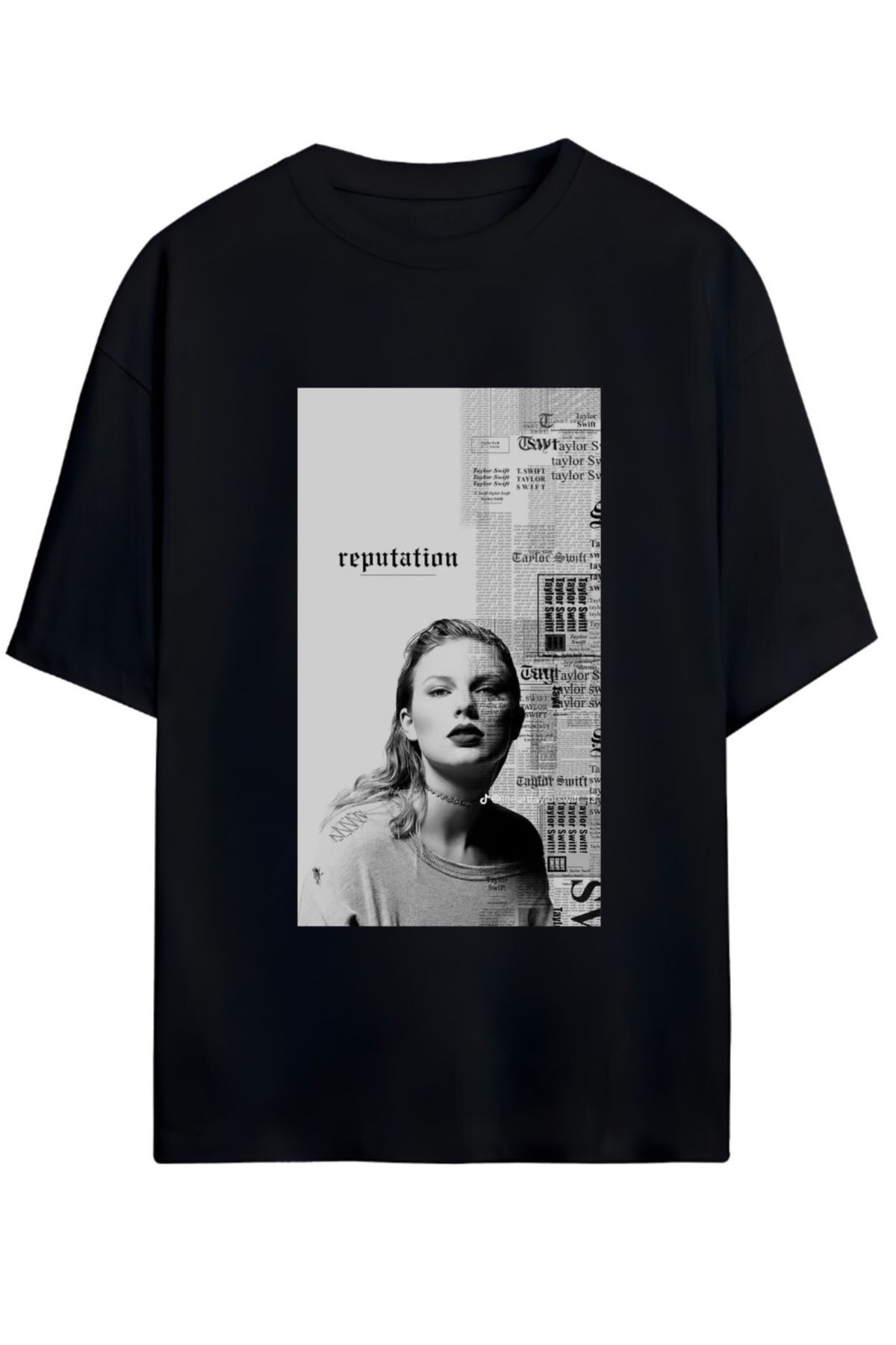 MAGORS TAYLOR SWIFT TASARIMLI UNISEX YENİ SEZON OVERSIZE PAMUKLU  T-SHIRT