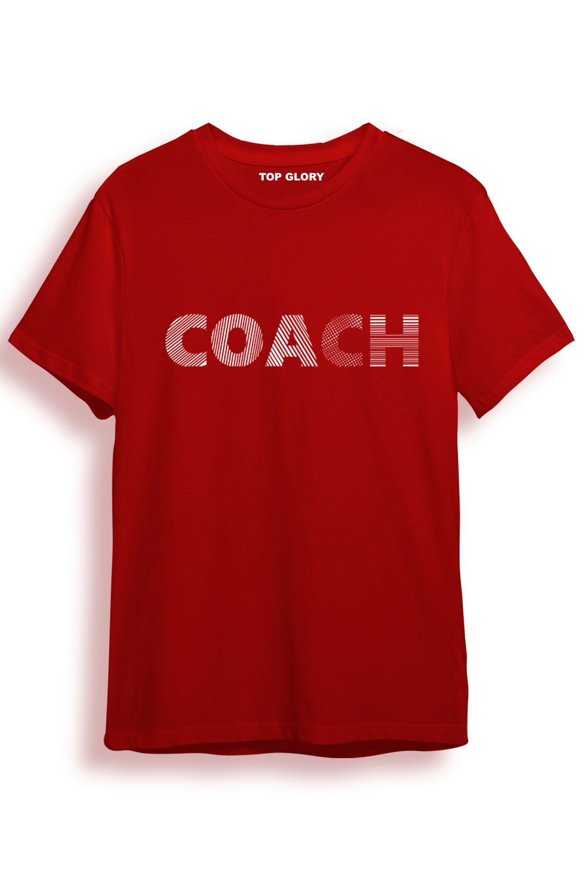 TOP GLORY Özel Tasarım Siluette Coach Tişört Coach T-Shirt CCH4003