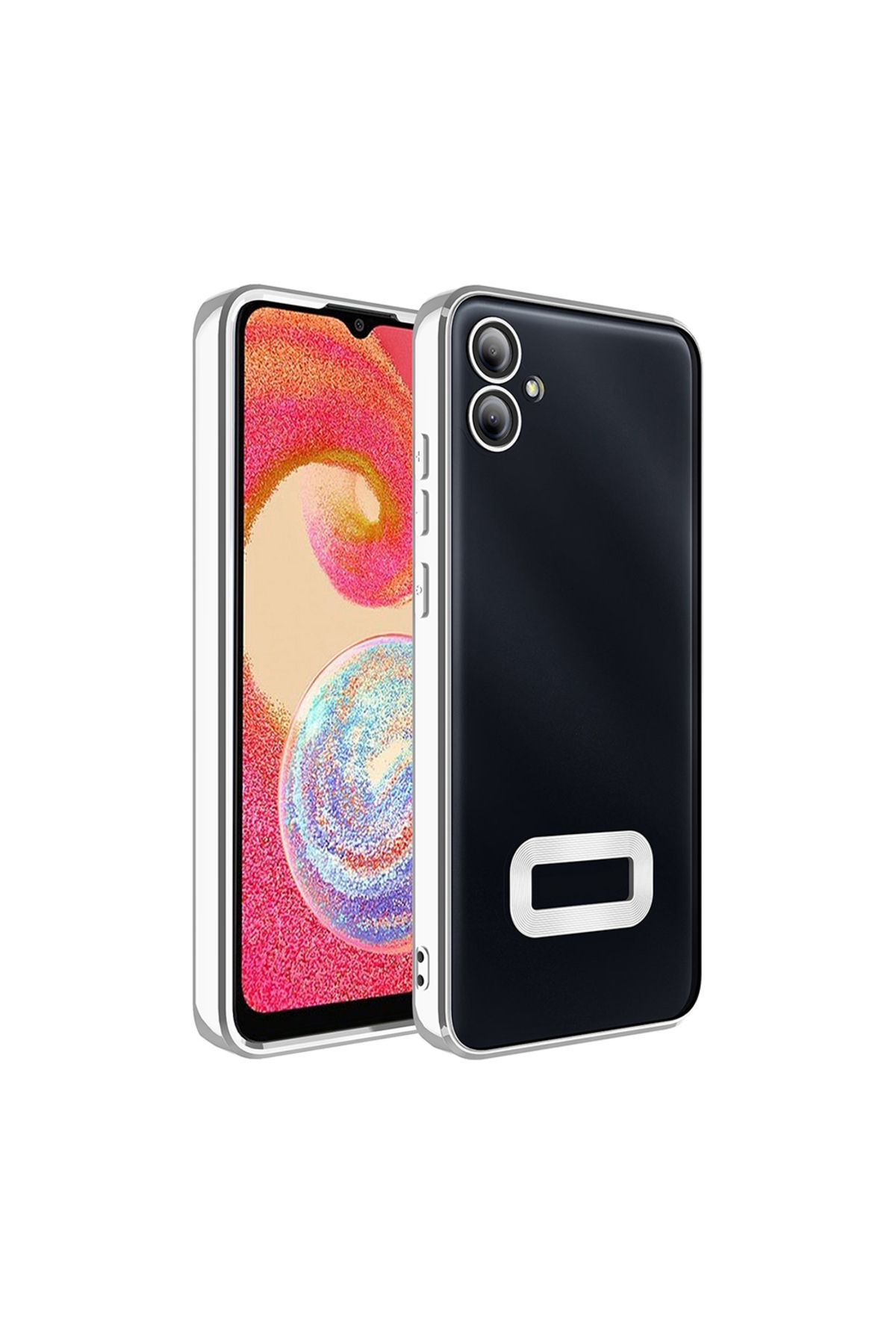 batuteknoloji Galaxy A06 Kamera Korumalı Logo Gösteren Omega Lazer Kılıf