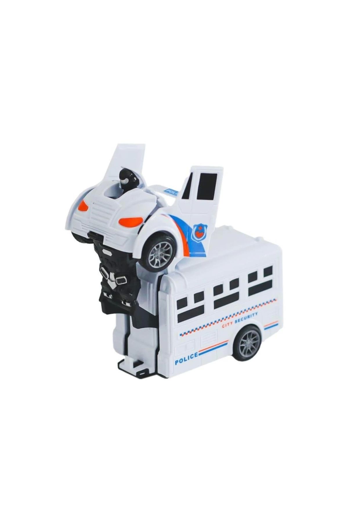 KdrElektronik-Jkl-838 Model Children's Robot Bus - Canem Toy 3