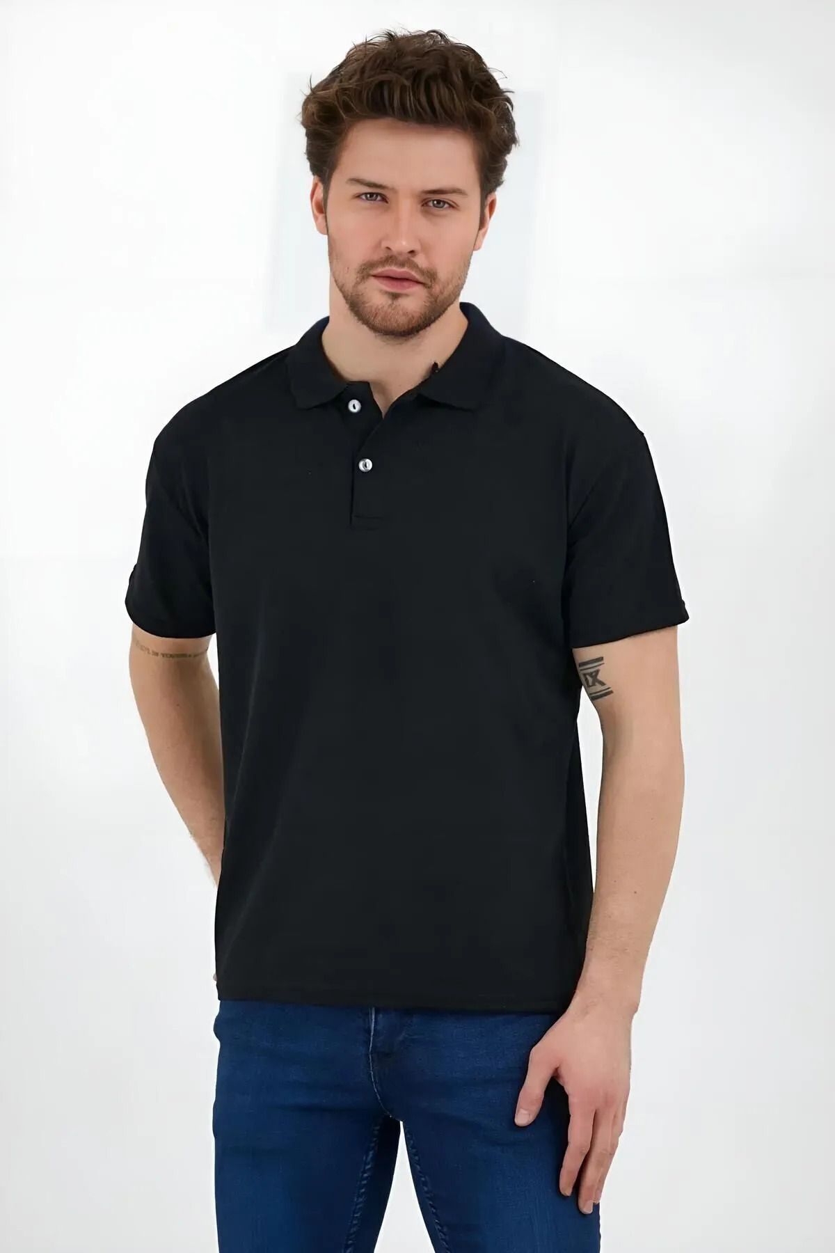 MASCO Polo Yaka Lakost 3lü Set Tshirt