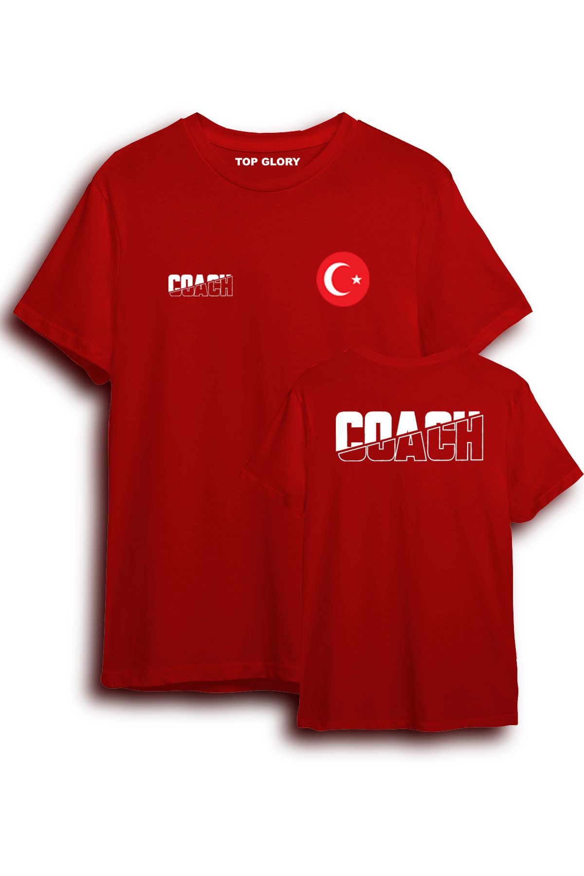 TOP GLORY Coach Milli Takım Koç Tişört Coach T-Shirt CCH4001