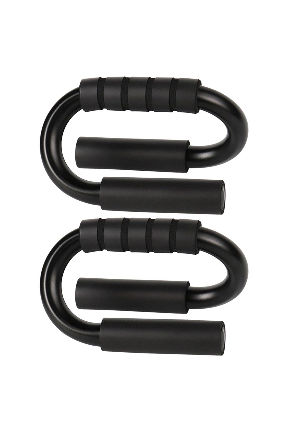 ALLOYSEED-2pcs S Shape Push-up Handles No-slip Foam Handle Push Up Stand Aluminium Alloy Exercise Board Home F 1