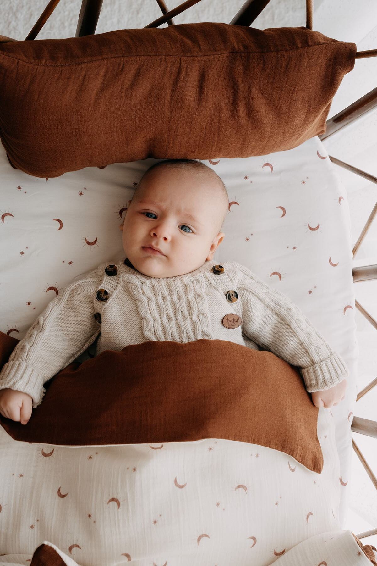 TBA COLLECTION Park Yatak Müslin Nevresim Takımı (80X110) | Boho Moons fotoğrafı 5 (önizleme)