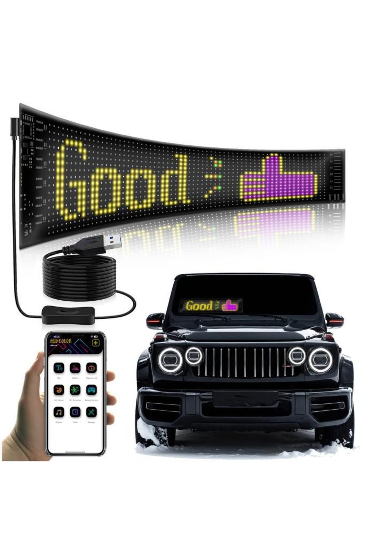 Torima-Rp937 Led Matrix Panel 16X64Cm Phone Controlled Sliding Led Animation Lighting 7