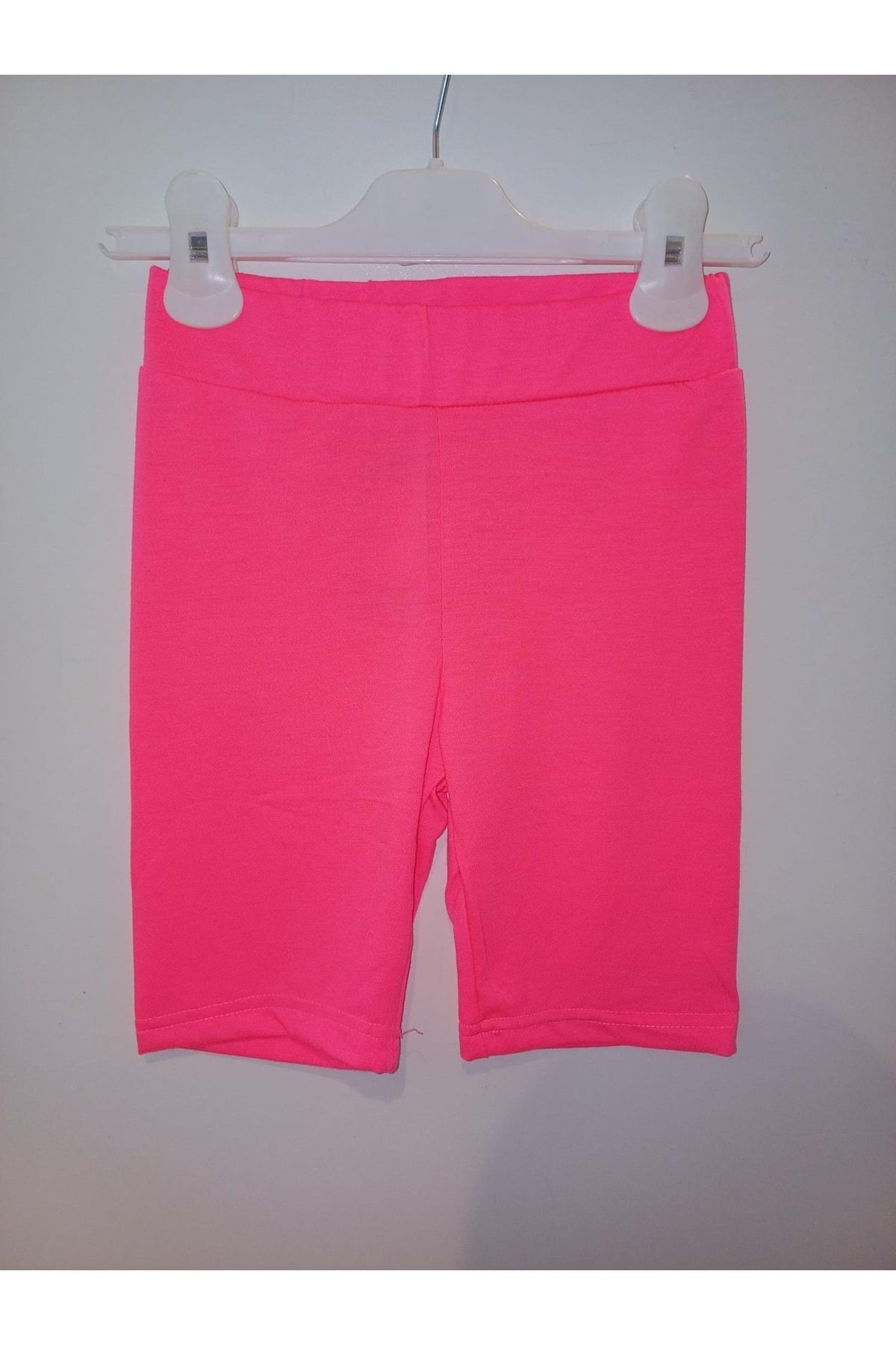 PD KIDS 2201 BİKER TAYT 5/14 - ST000000867-NEON PEMBE-5/6