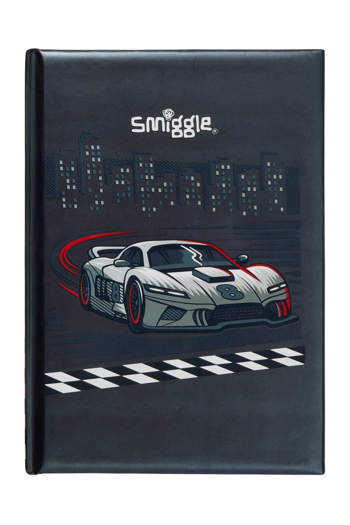 SMIGGLE YARIŞ VE YARIŞ ARABASI DETAYLI A 5 BOYUTLU CİLTLİ DEFTER