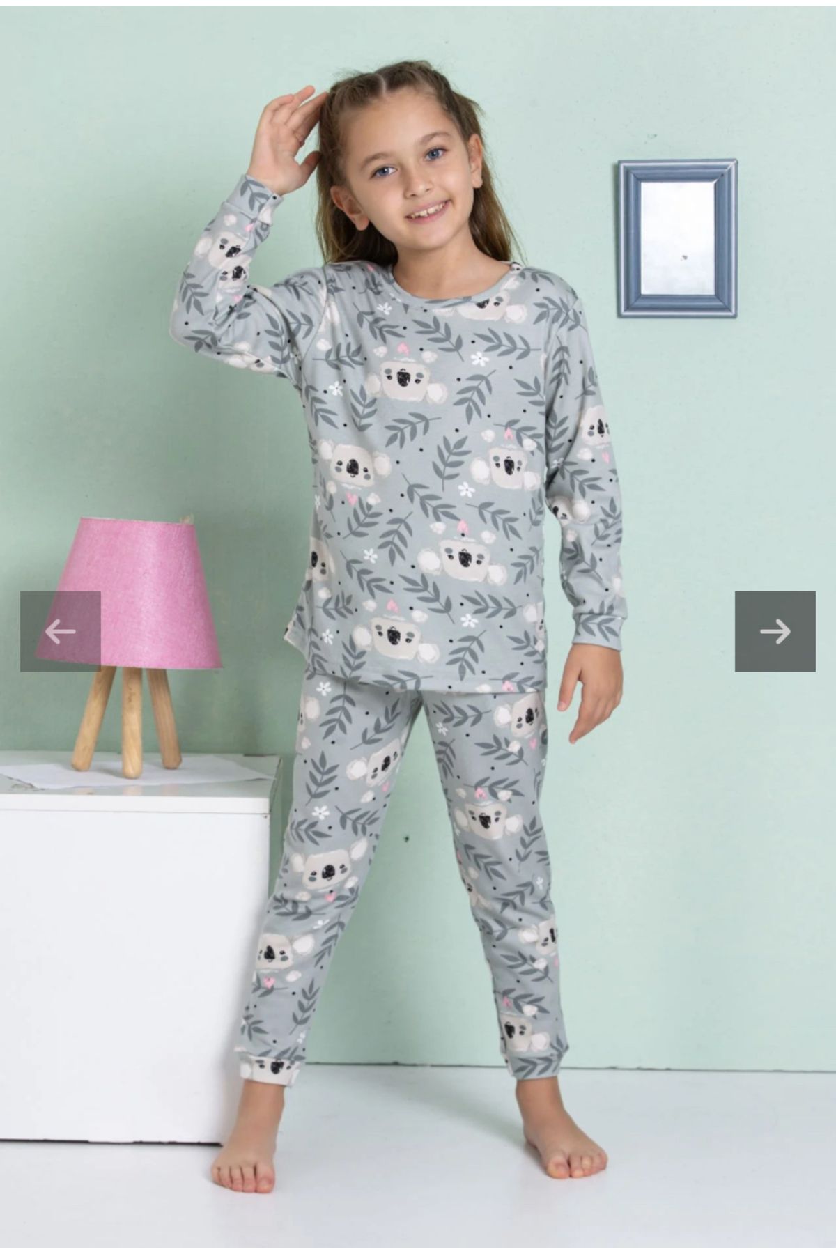 Zirve-Girl's Pajama Set 1