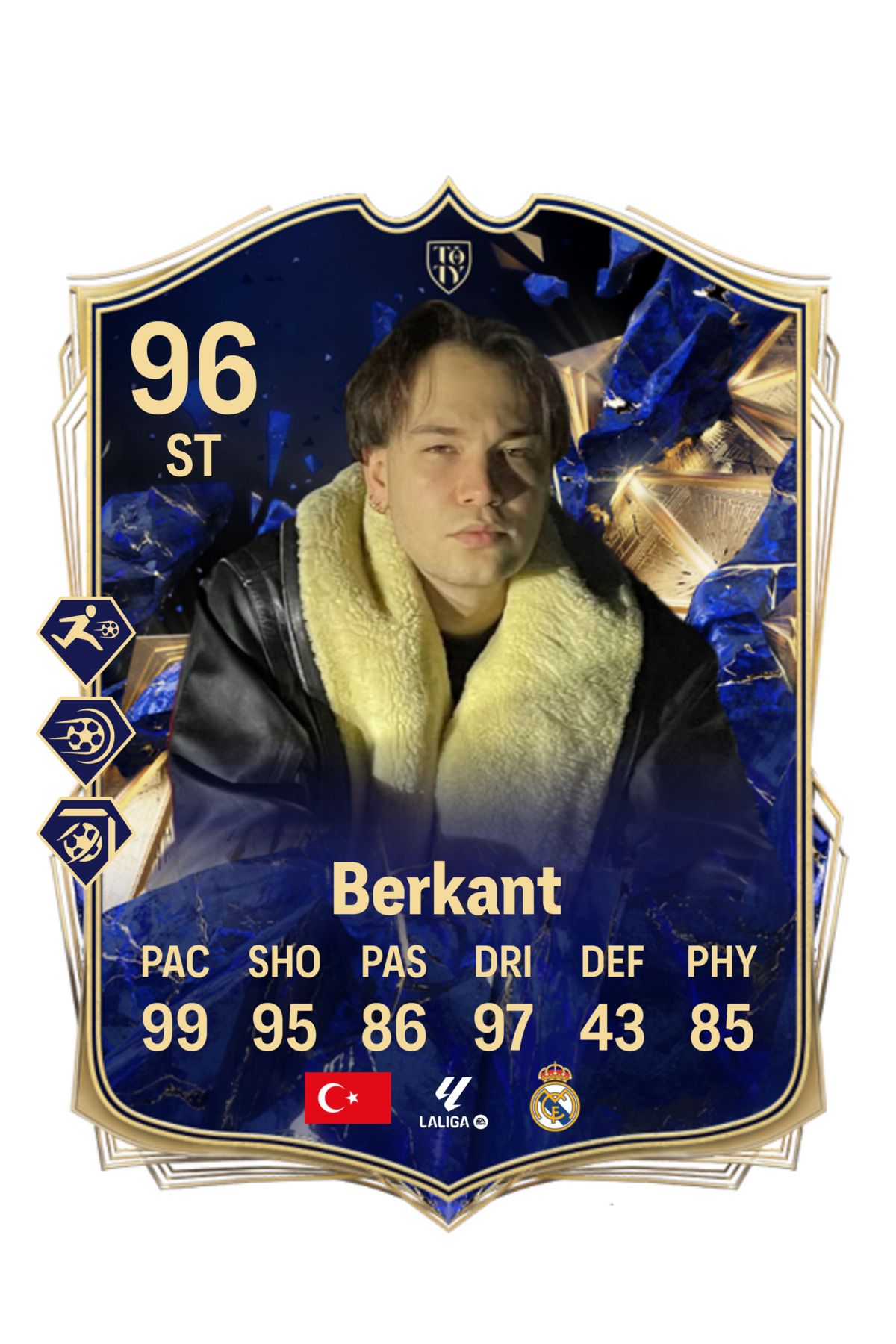 BERKANTTP Kişiye Özel FC 25 TOTY Fut Card