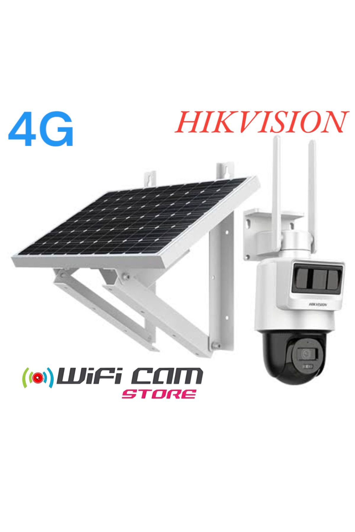 HIKVASION 4G Sim Kart İle Çalışan Solar Kamera Seti