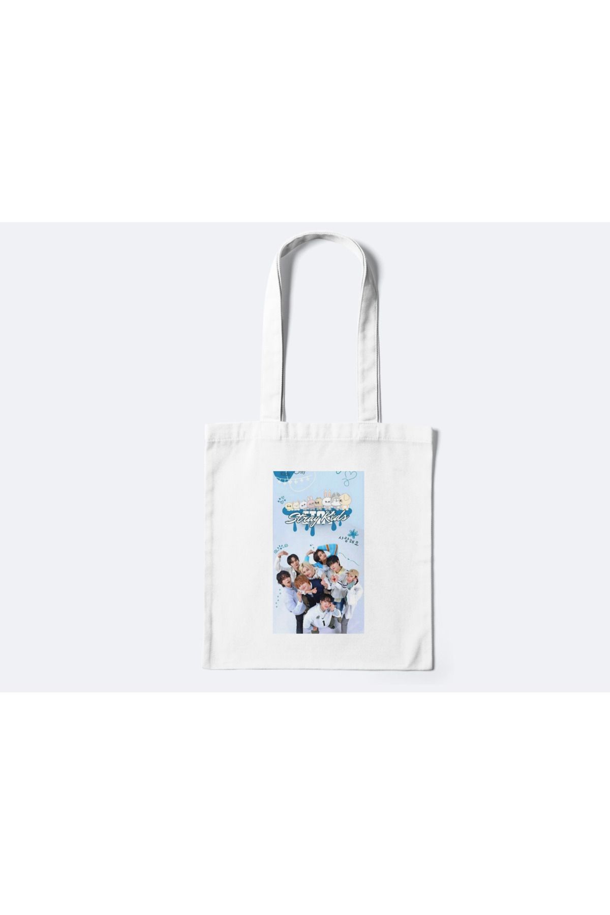 redame Stray Kidz Kpop Y2K Retro Bez Çanta Tote Bag