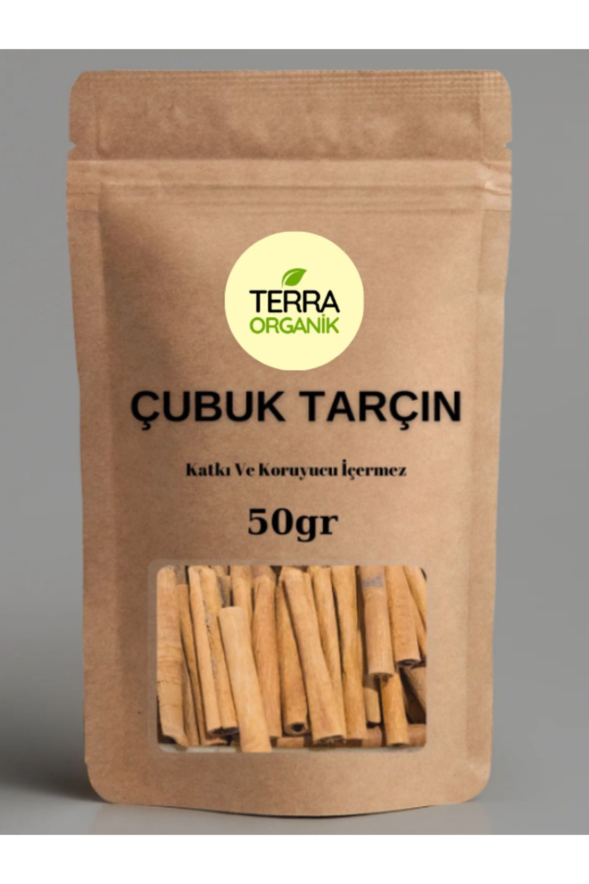 Terra Organik Çubuk Tarçın 50 gr ( Orjinal, Ince Kıyım, Katkısız )