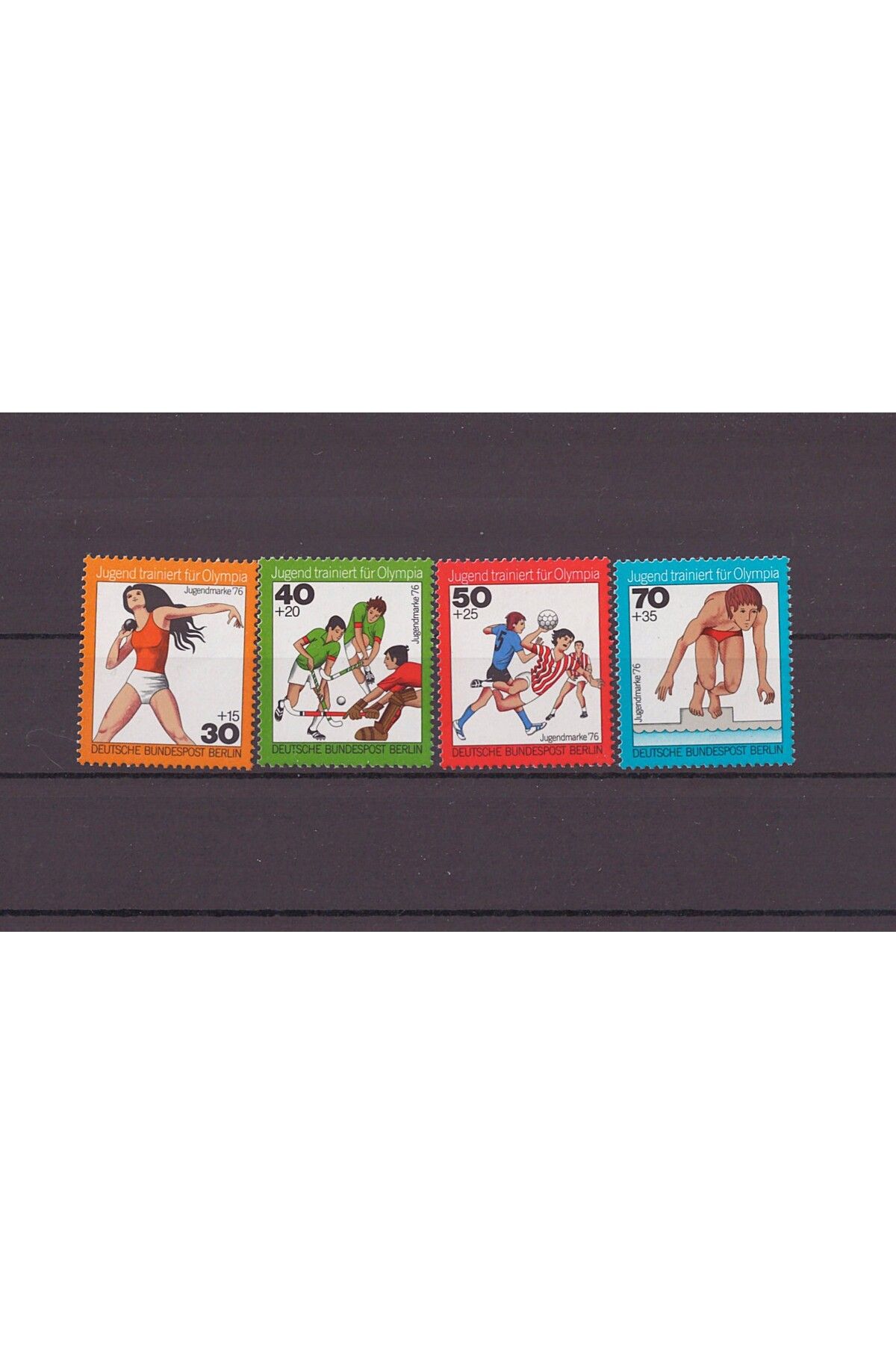 PULKOLİK 1976 Alman Spor Temalı  Set Mnh