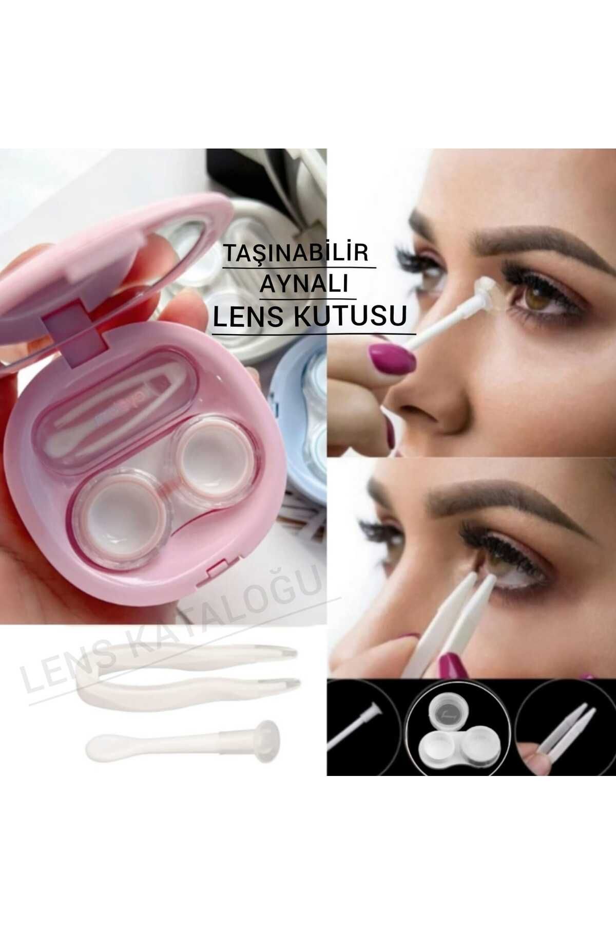 Eyeshop TAŞINABİLİR AYNALI LENS KUTUSU