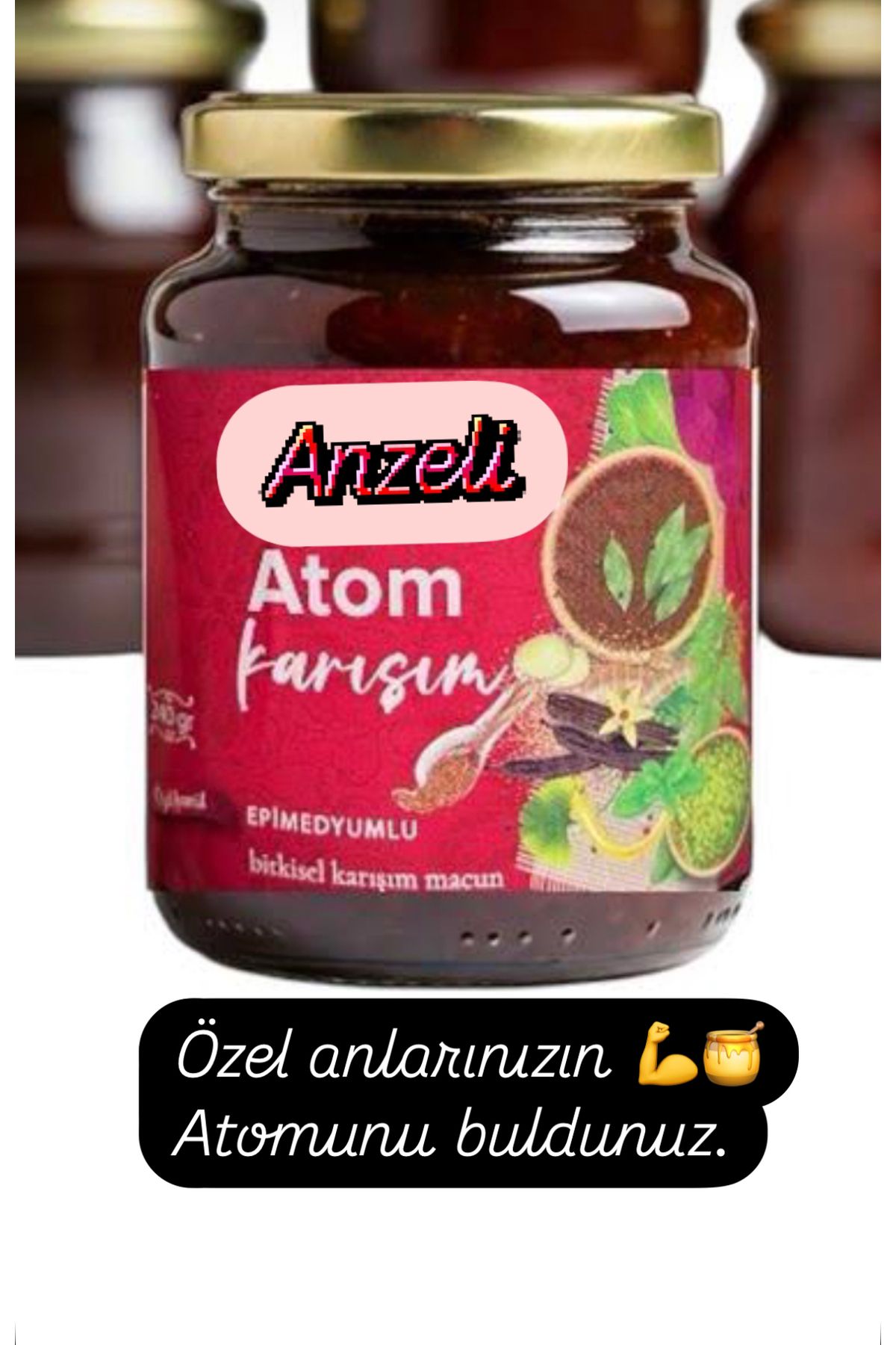 Anzel Özel Karışımlı Toros Atom Macunu 240gr