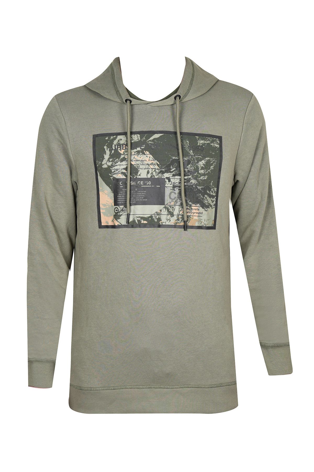 Jack & Jones ERKEK SWEATSHIRT 12185040-GREEN