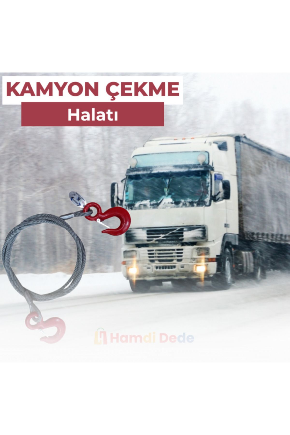 hk 5MT KAMYON ÇEKME HALATI (12MM  6X19 HALAT)