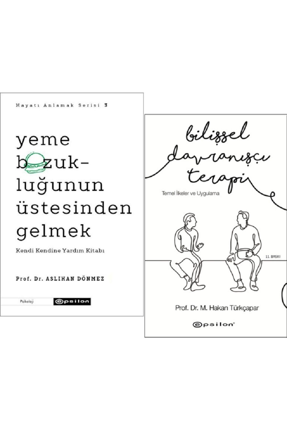 Epsilon Yayınevi Yeme Bozukluğunun Üstesinden Gelmek + Bilişsel Davranışçı Terapi / 2 Kitap Set