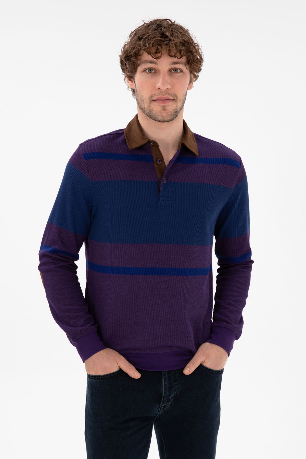 U.S. Polo Assn. Erkek Mor Sweatshirt 50291052-VR038