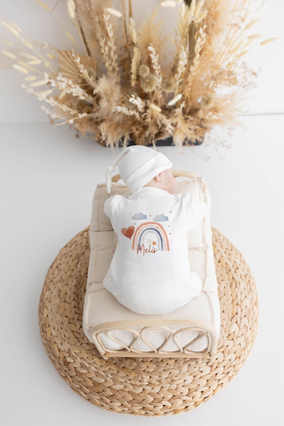 Lilabio %100 Organik Isme Özel Isimli 10lu Hastane Çıkışı Gökkuşağı fotoğrafı 4 (önizleme)