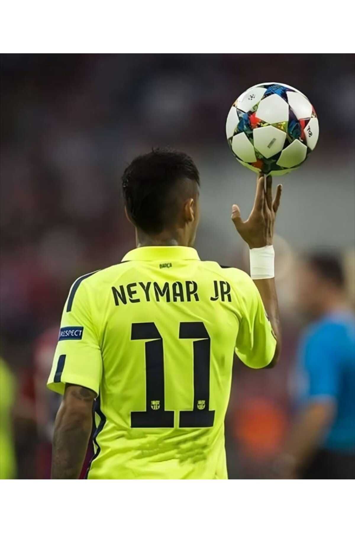 BYSPORTAKUS B.a.r.c.e.l.o.n.a 2014/15 Neymar Jr Alternatif Forması (THIRD SHIRT)(NEON)