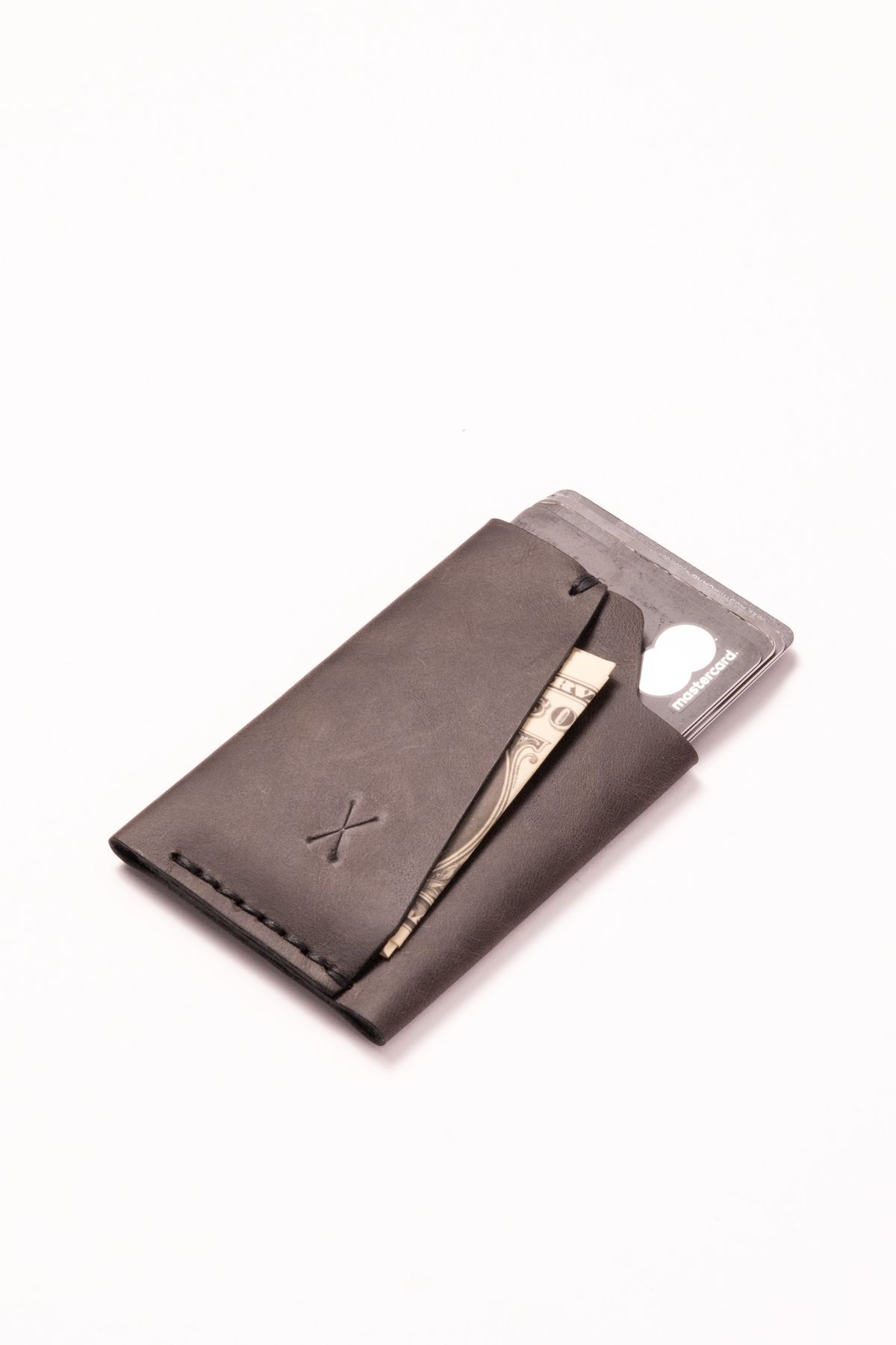 minimal X design-Minimal X Urban Card Holder - Real Leather Handmade - Minimal, Stylish, Practical 5