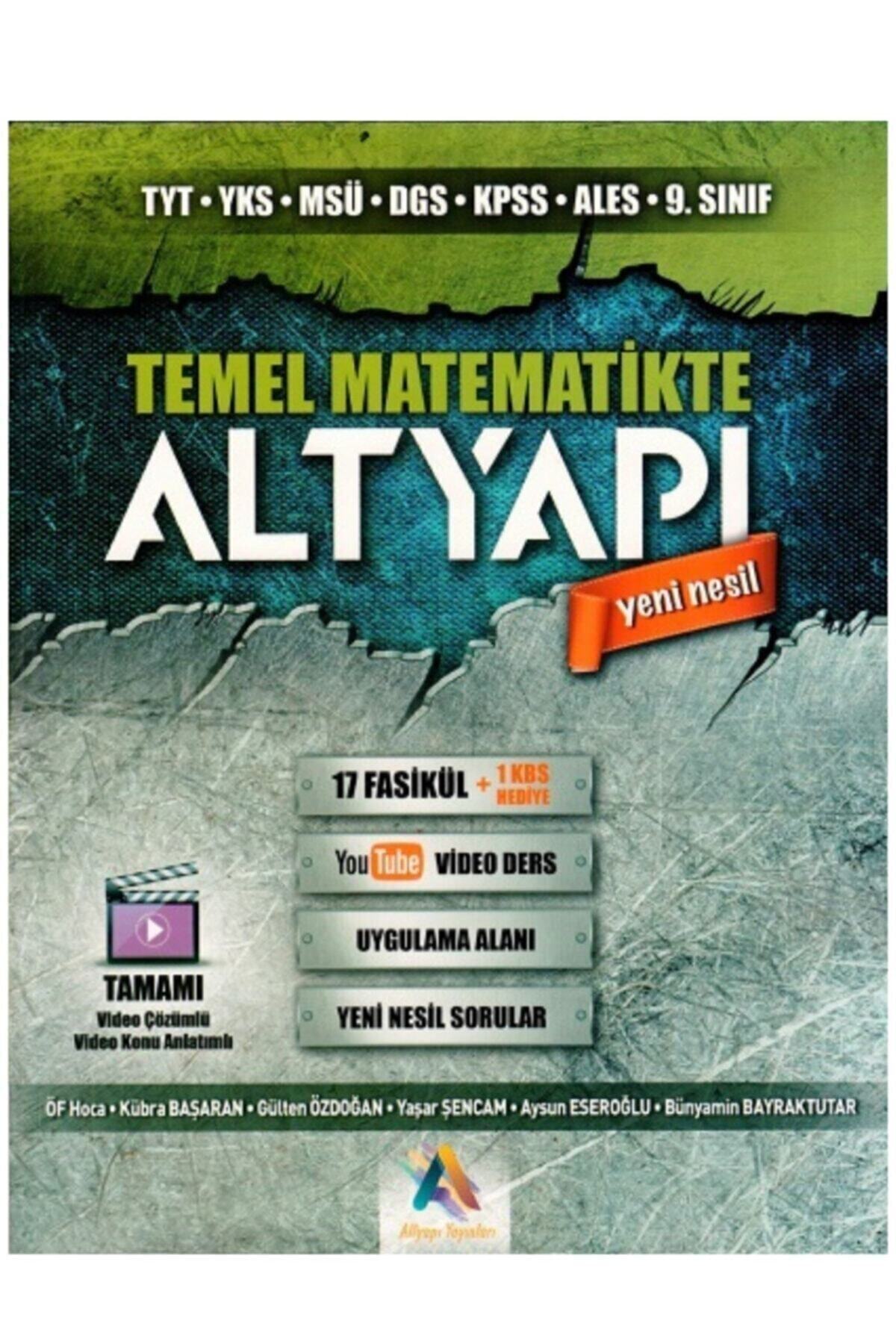 Altyapı Yayınları 2021 Tyt Yks Msü Dgs Kpss Ales 9. Sınıf Temel