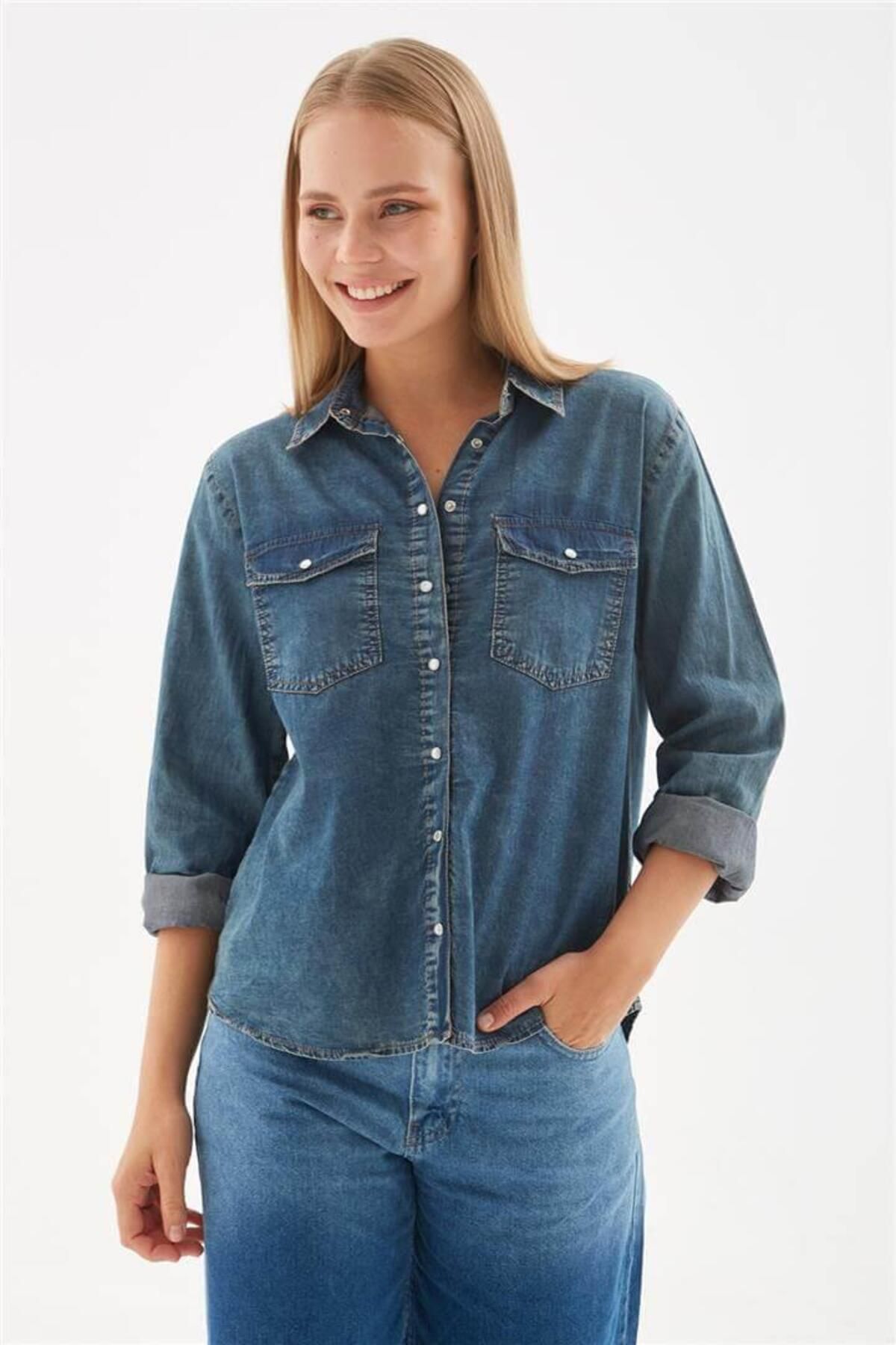 Fashion Friends-Blue Denim Shirt 5