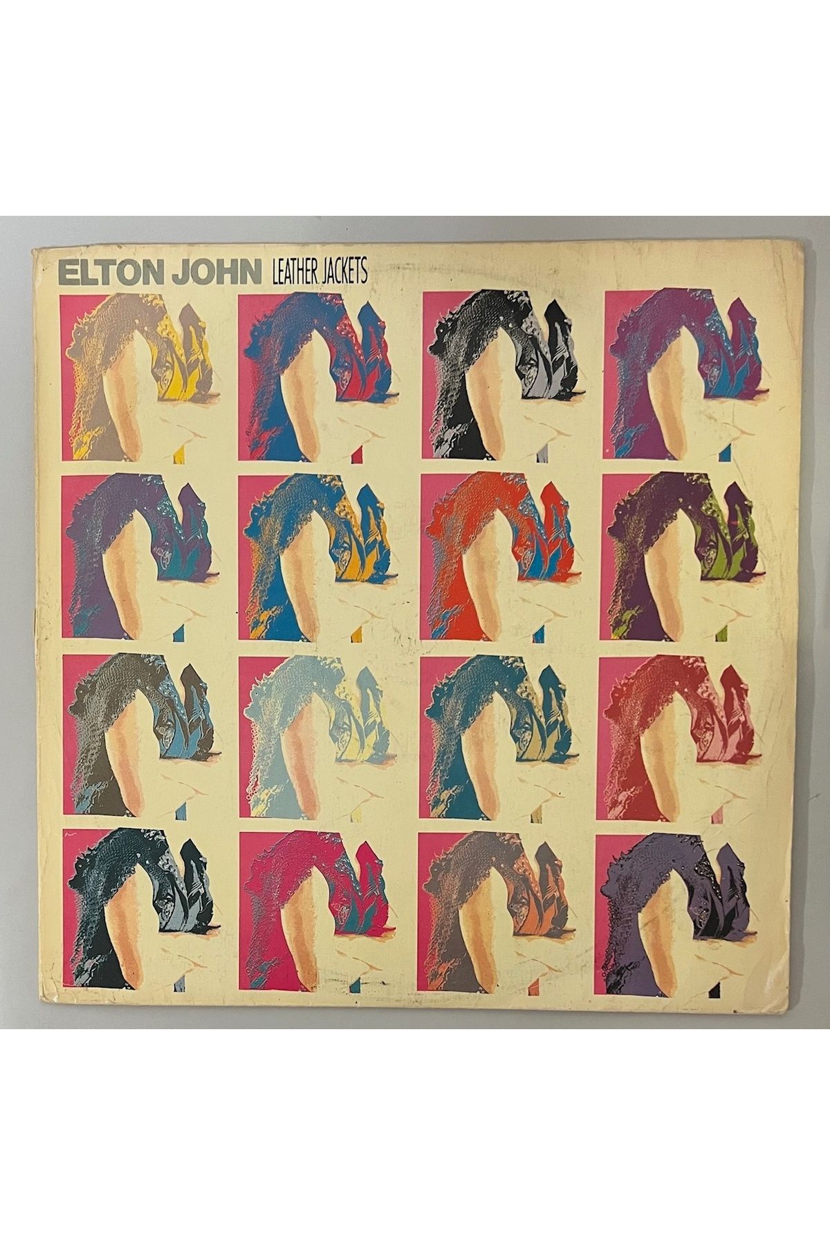 Plakevi İzmir Elton John Leather Jackets Lp Plak (Orijinal Dönem 1986 Türk Baskı Plak)