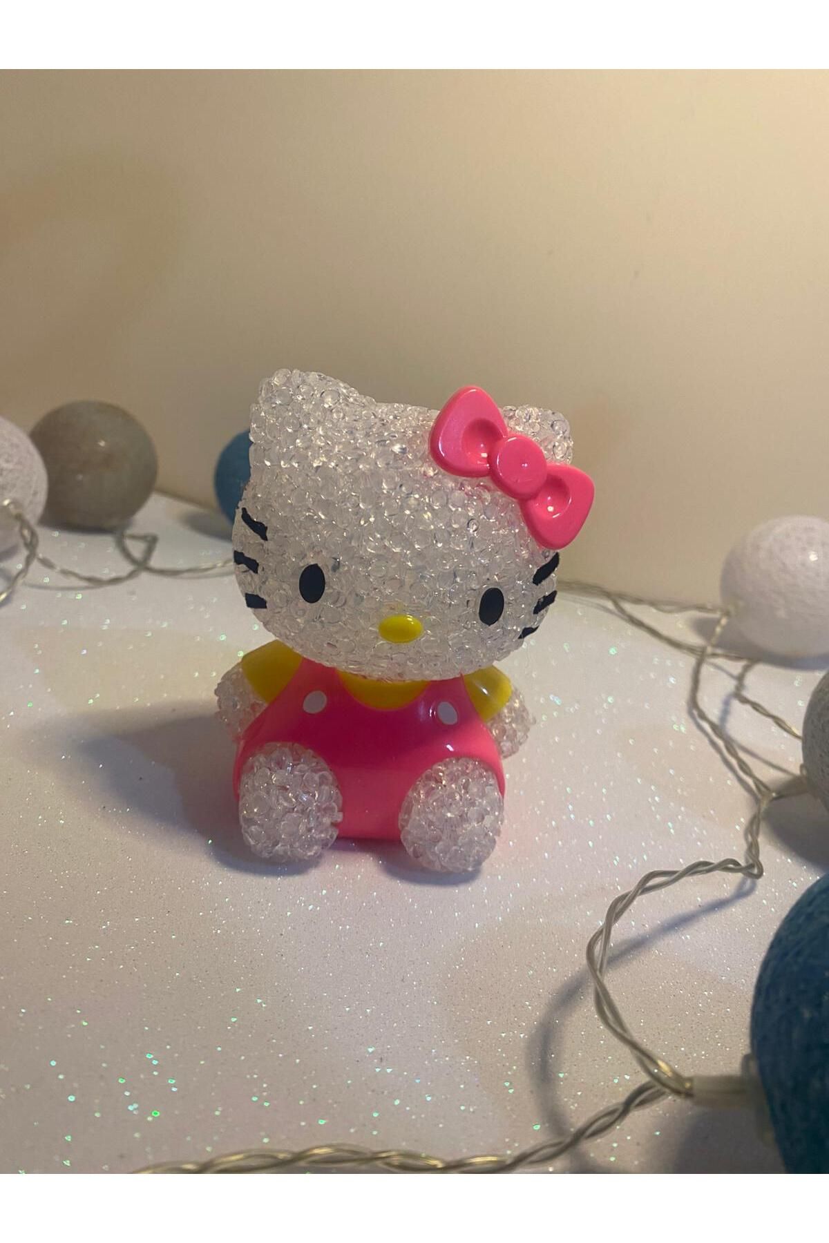 Store Rgb Led Işıklı Gece Lambası Minny Kitty