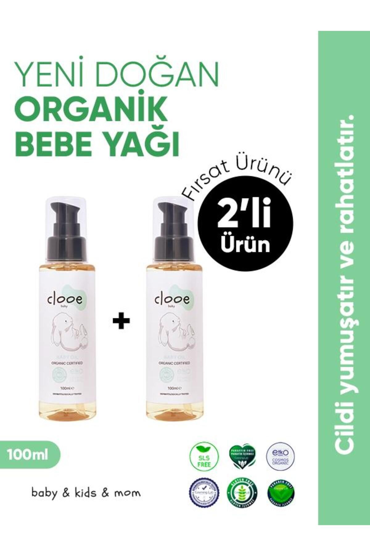 clooe Organik Bebek Yağı (100ml) - 2'li Fırsat Paketi