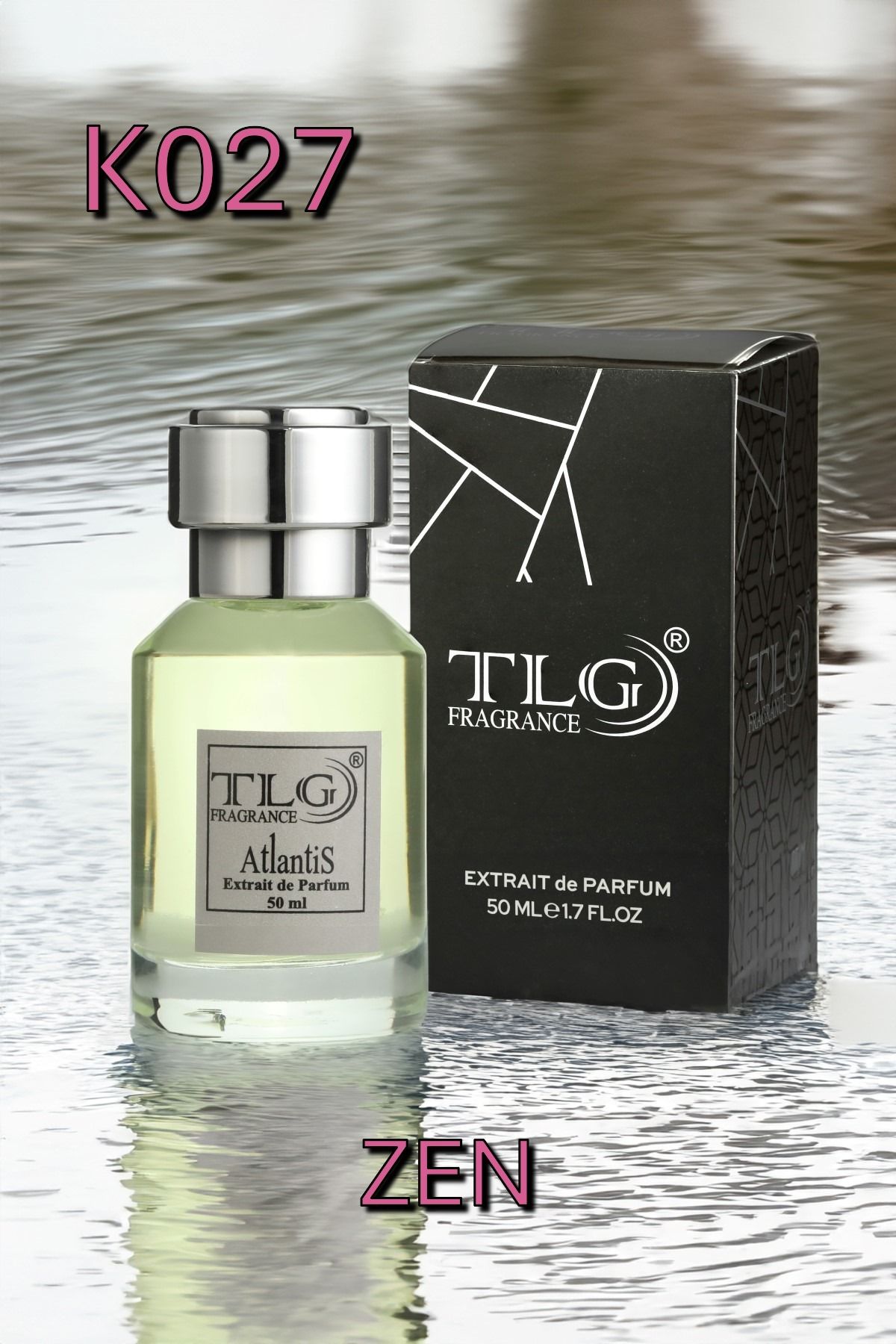 TLG K027 TLG Zen Extrait Kadın Parfümü, 50 ml