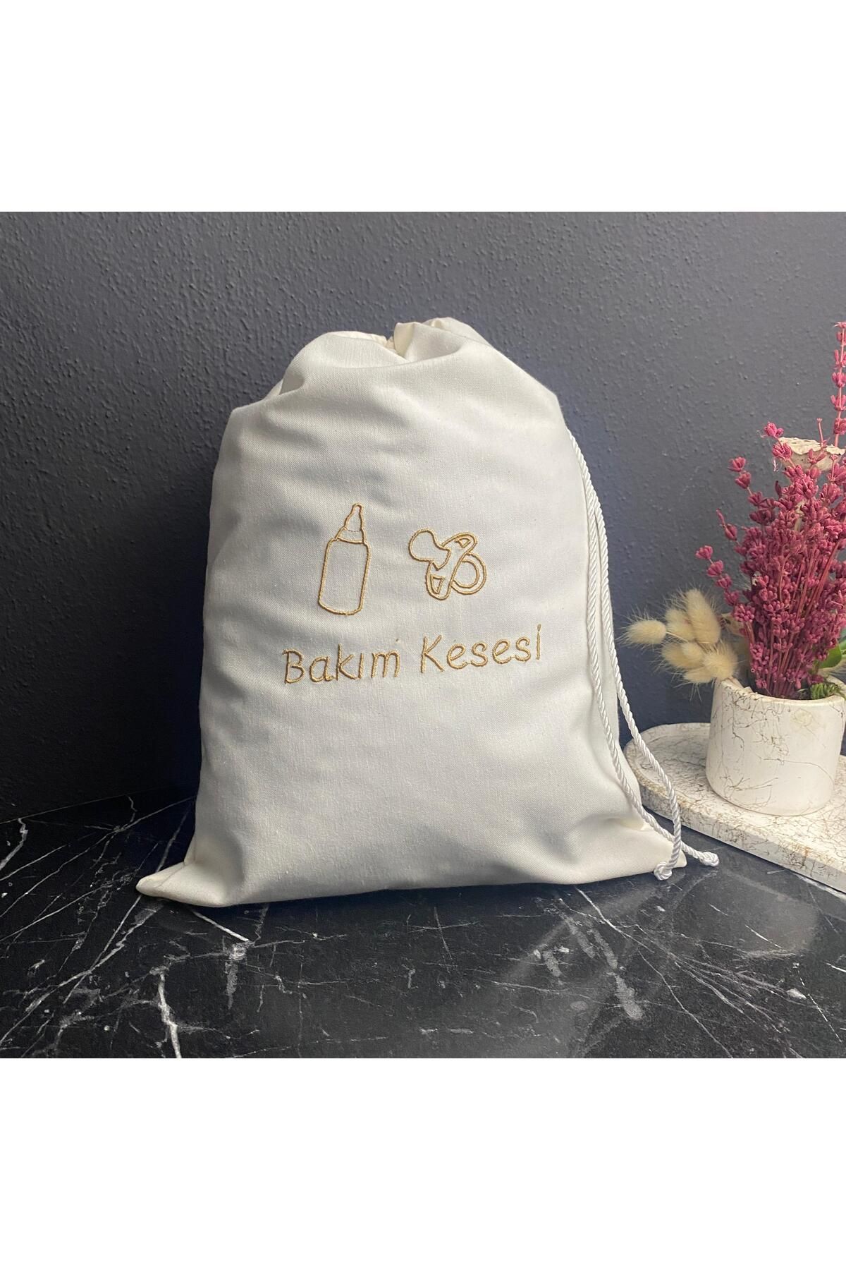 miracle gifts Nakışlı Bebek Bakım Kesesi