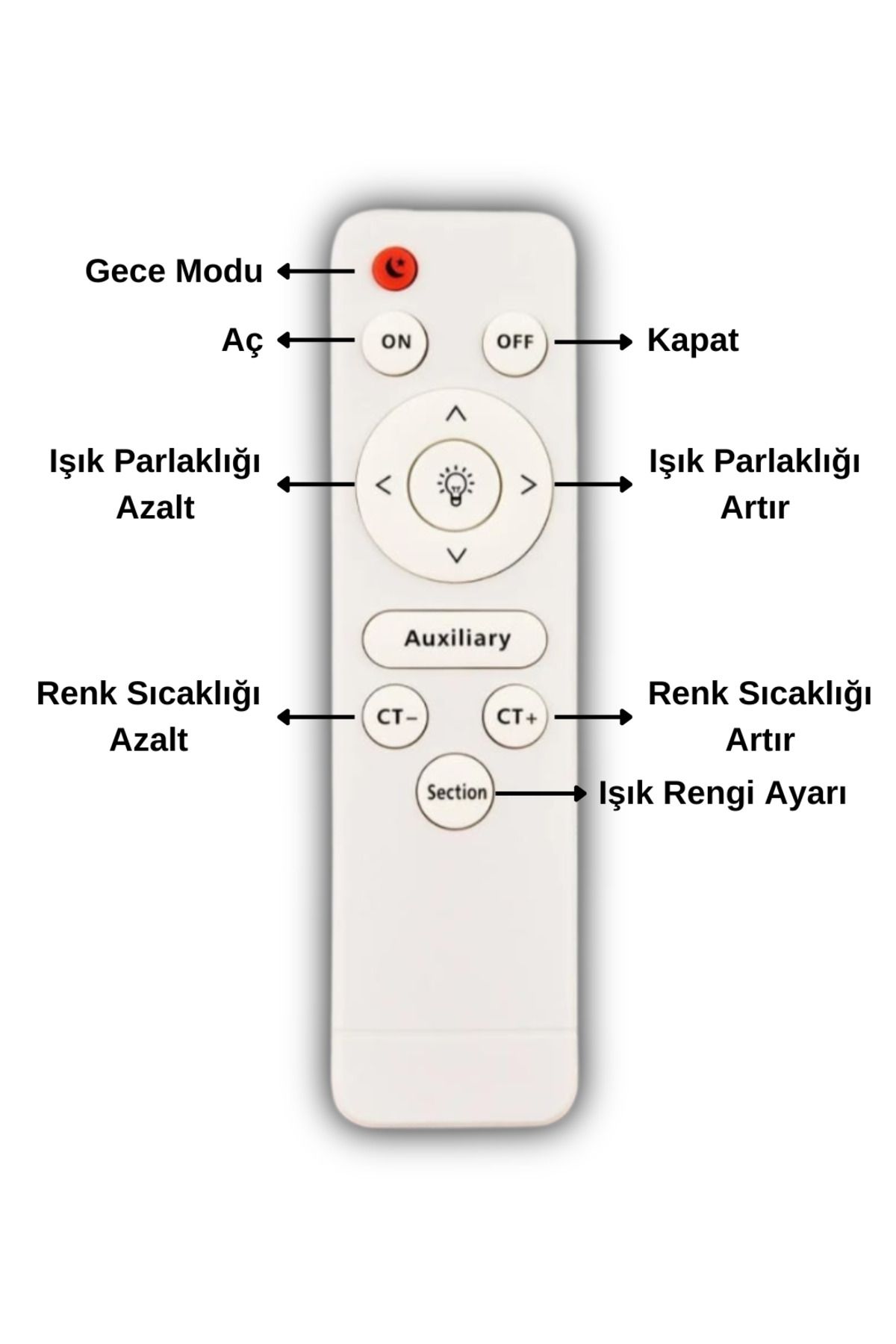 bordolux 3 Renk Aydınlatma Kumandası