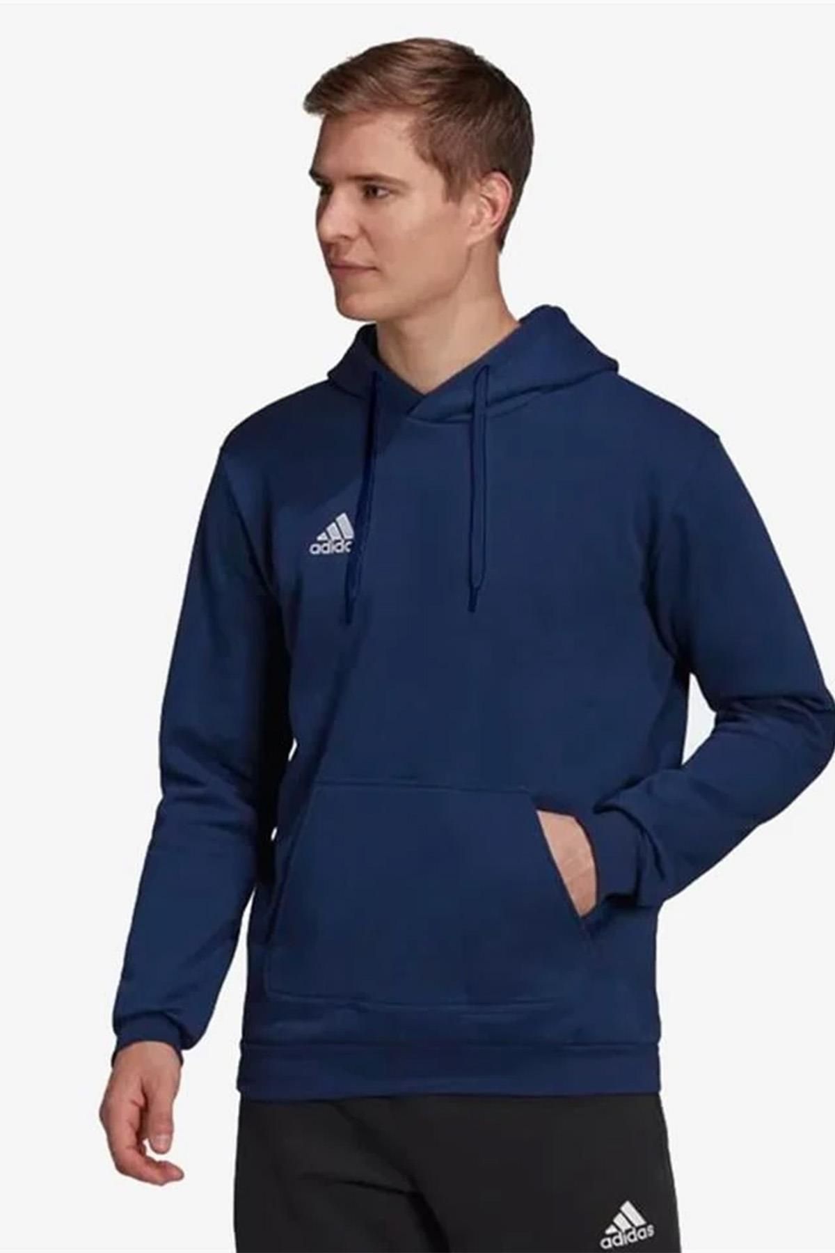 adidas Entrada 22 Hoody ADH57513 Lacivert Erkek Sweatshirt