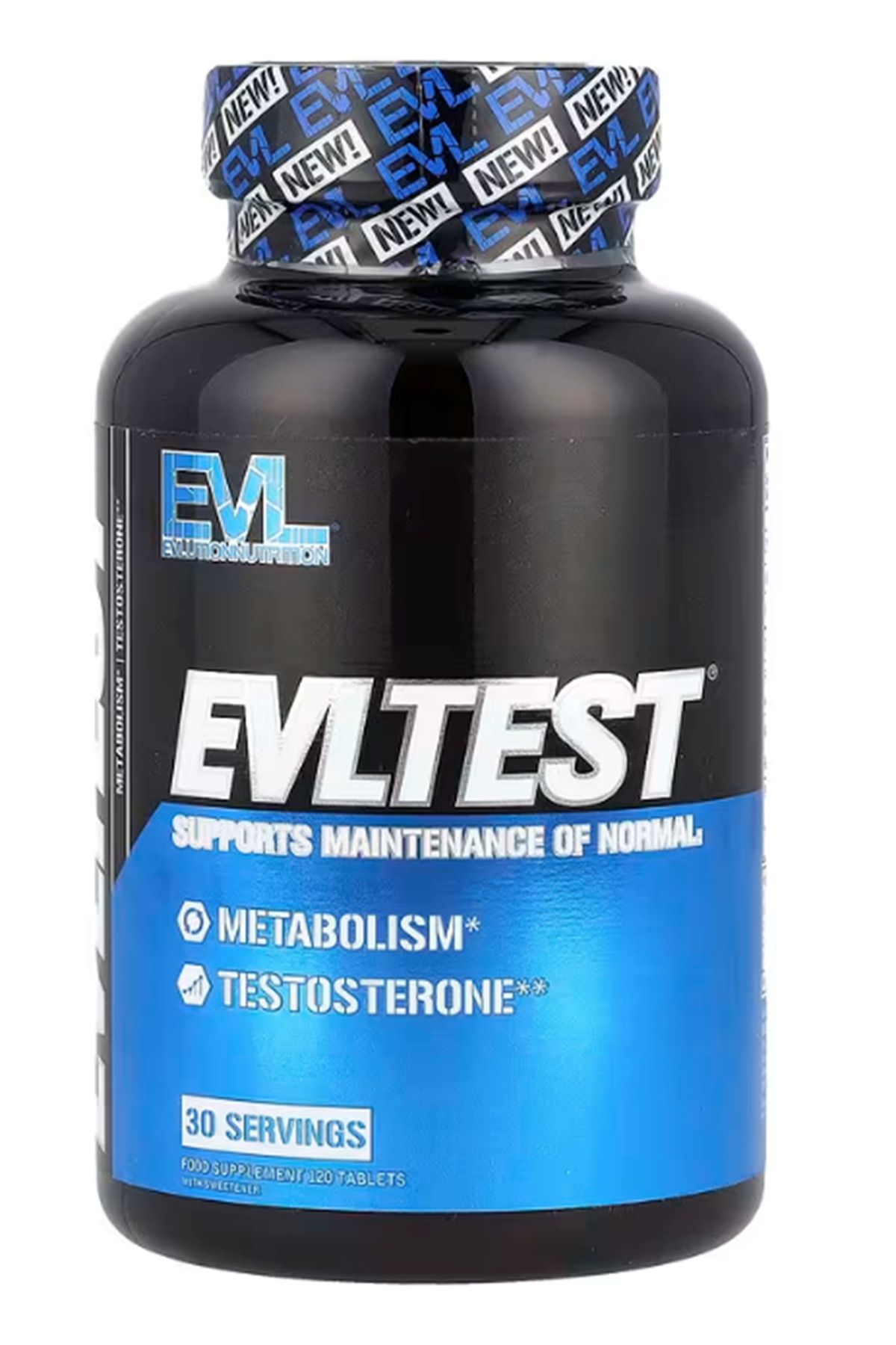 EVL EVLution Nutrition, EVLTEST®, 120 Tablets.Usa Version