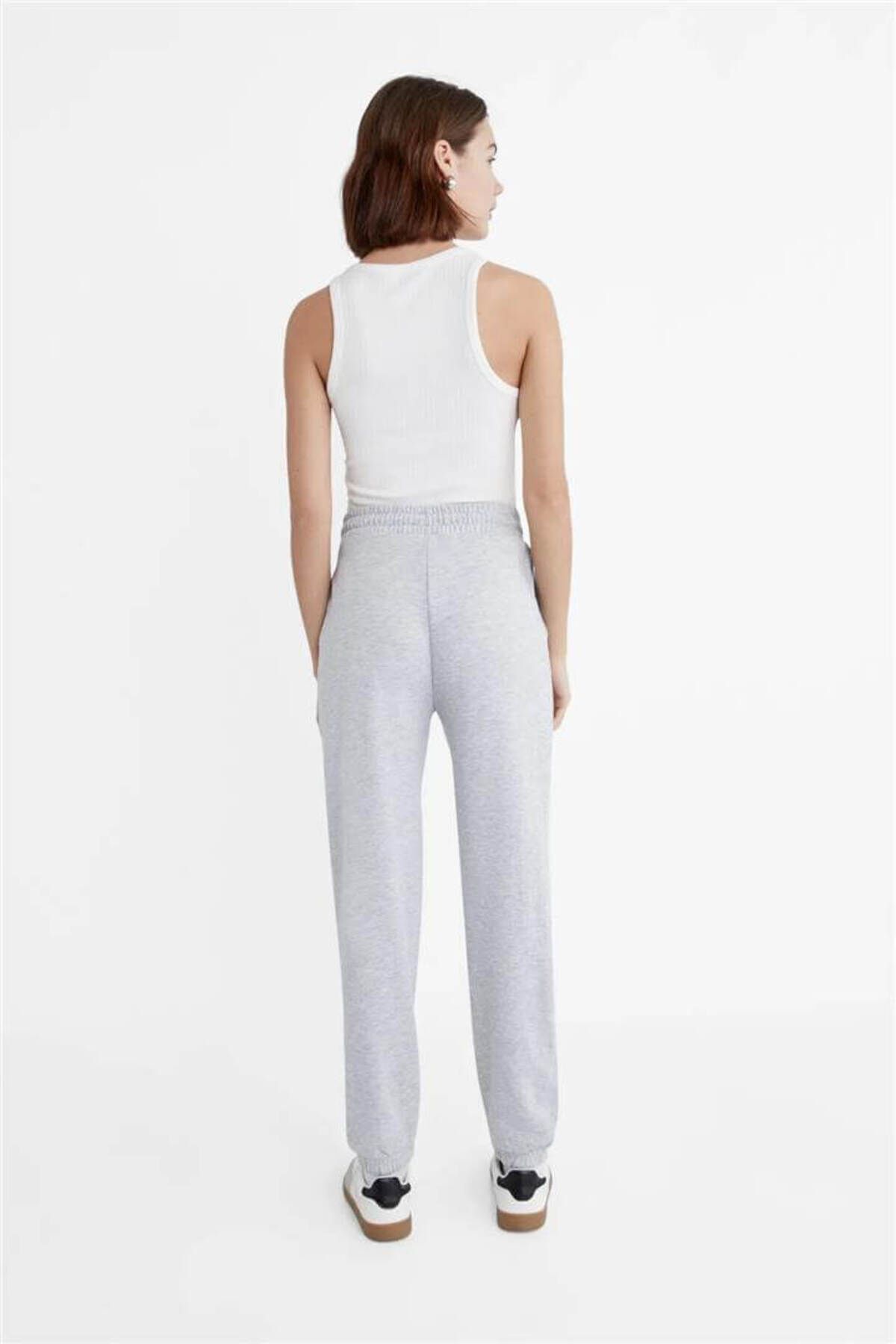 Fashion Friends-Gray Melange Bottom Tracksuit 2