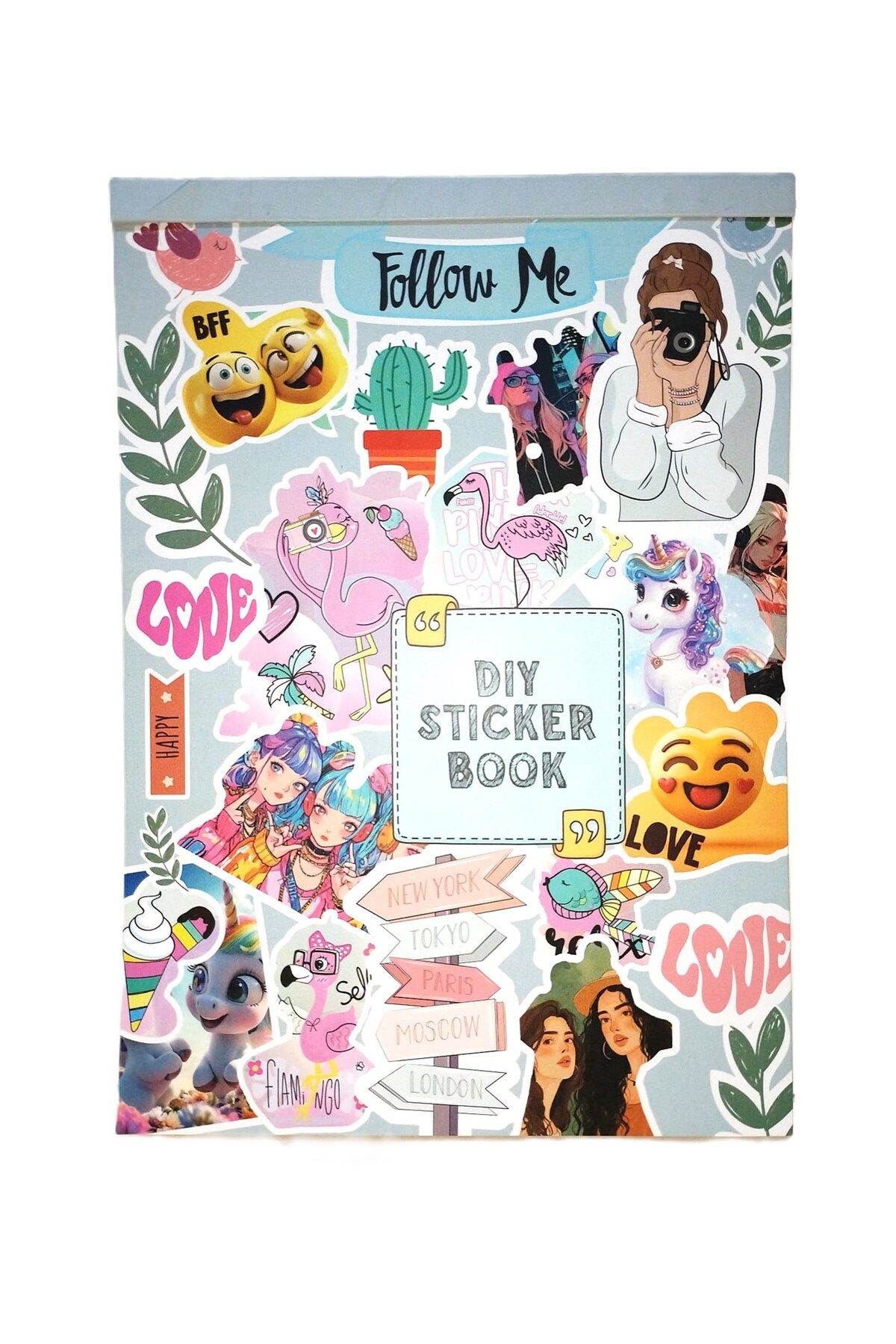 DATA DIY Sticker Book Sticker Kitabı Soft Edition 24x17cm