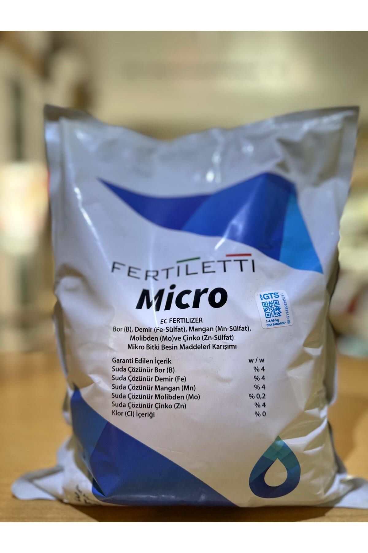 FERTILETTI MİCRO İZ ELEMENTLİ GÜBRE 3KG