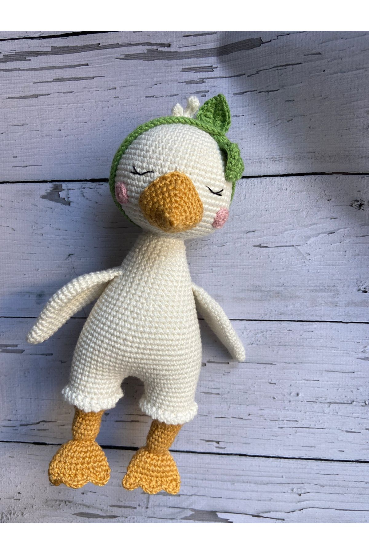 Kukaoyuncak Amigurumi Oyuncak Sevimli Ördek 22 cm